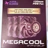 BNIB Super Flower MEGACOOL 120mm Fan, Triple-Pack, PWM, Computer Case Fan (SF-PF121-BK_3P)
