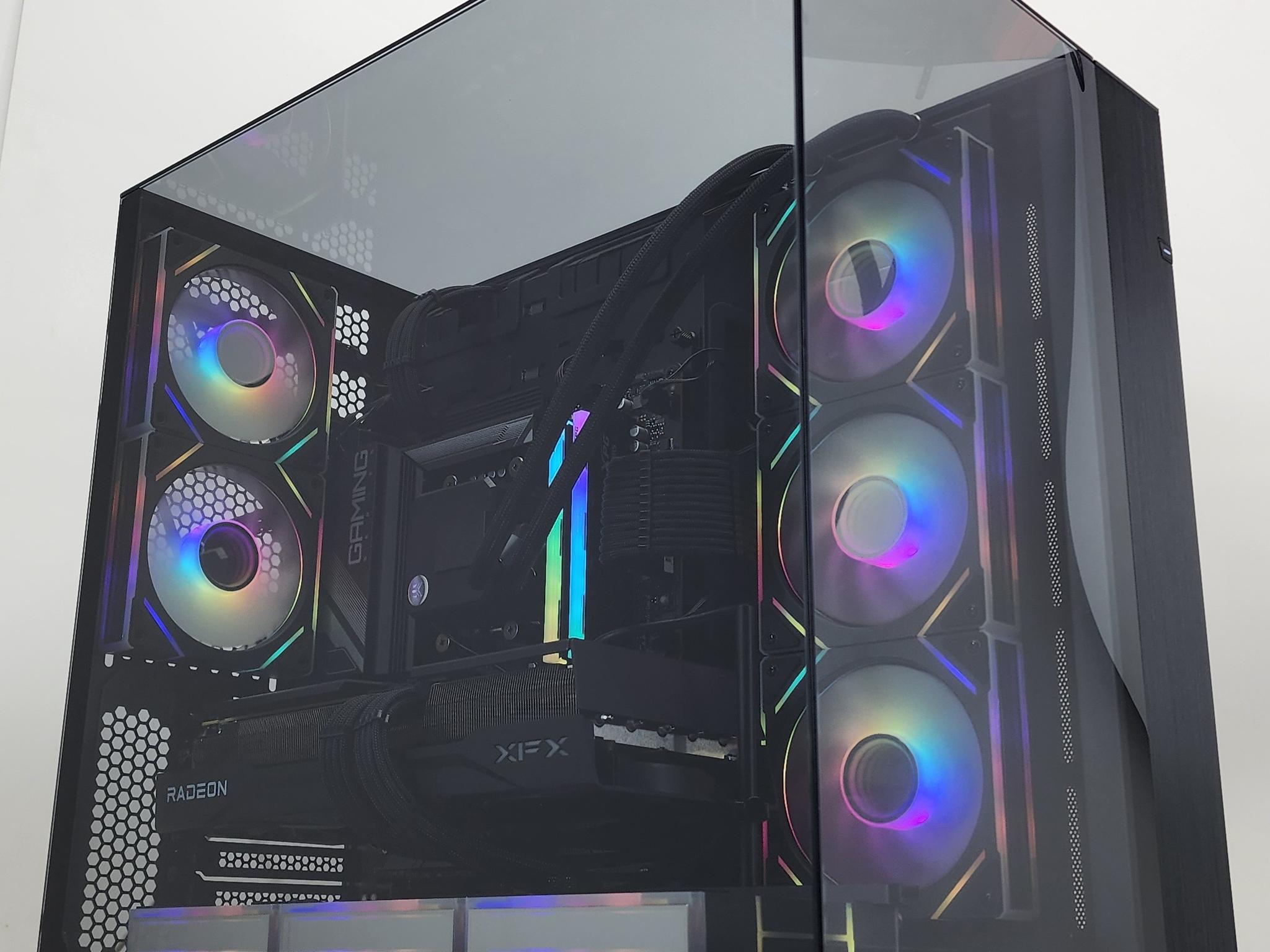 Gaming PC Ryzen 7 9700X 32GB RAM 2TB SSD RX 9070 XT 16GB Windows 11 Computer