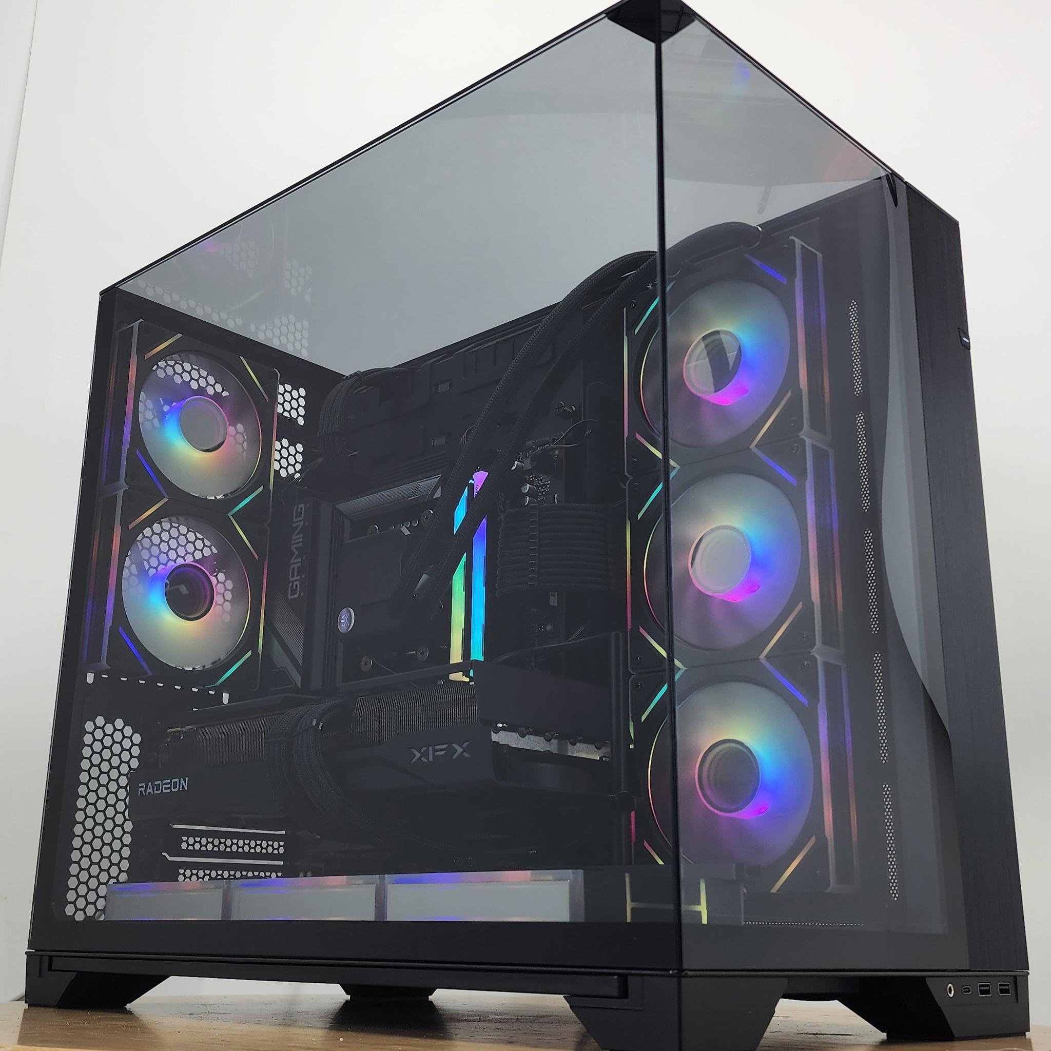 Gaming PC Ryzen 7 9700X 32GB RAM 2TB SSD RX 9070 XT 16GB Windows 11 Computer