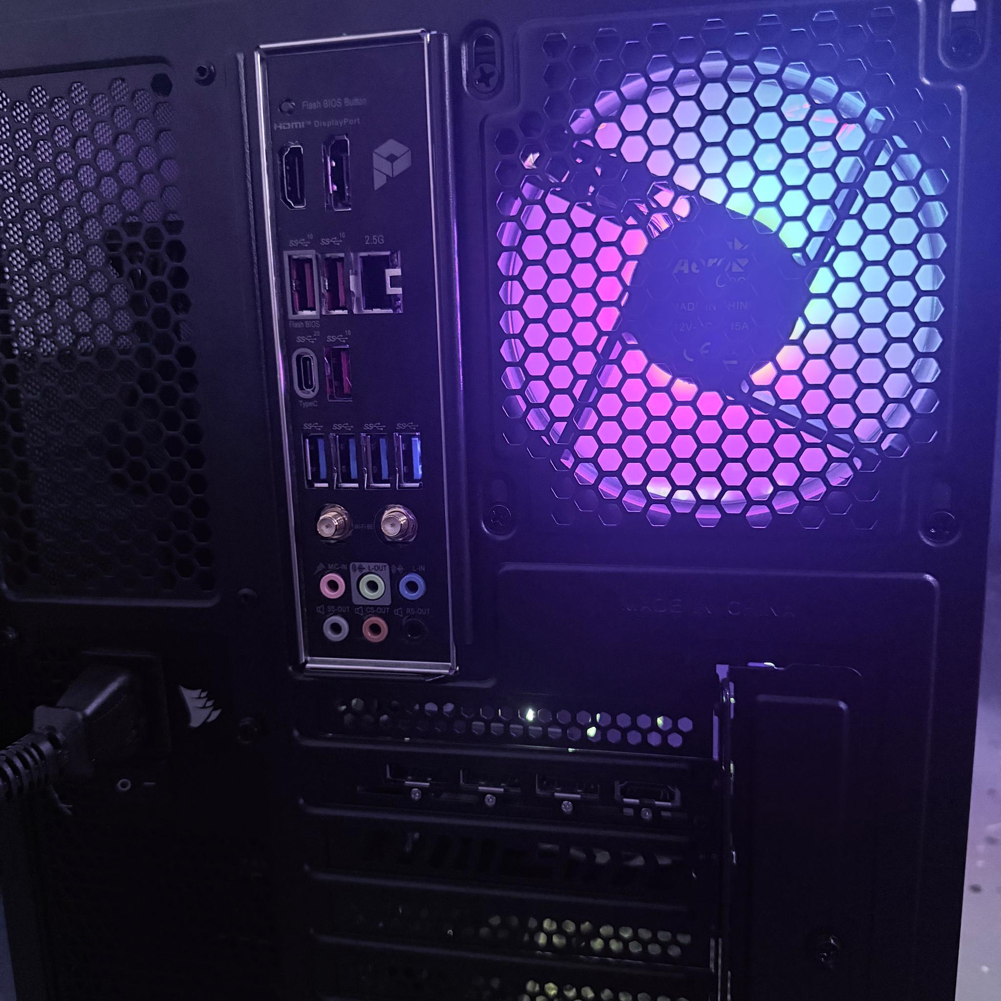 🌈"Astral Spectrum"⚫️| 4k Gaming | RX 7800XT 16GB | Ryzen 7 7700X | 32GB DDR5 | 1TB SSD+Dram
