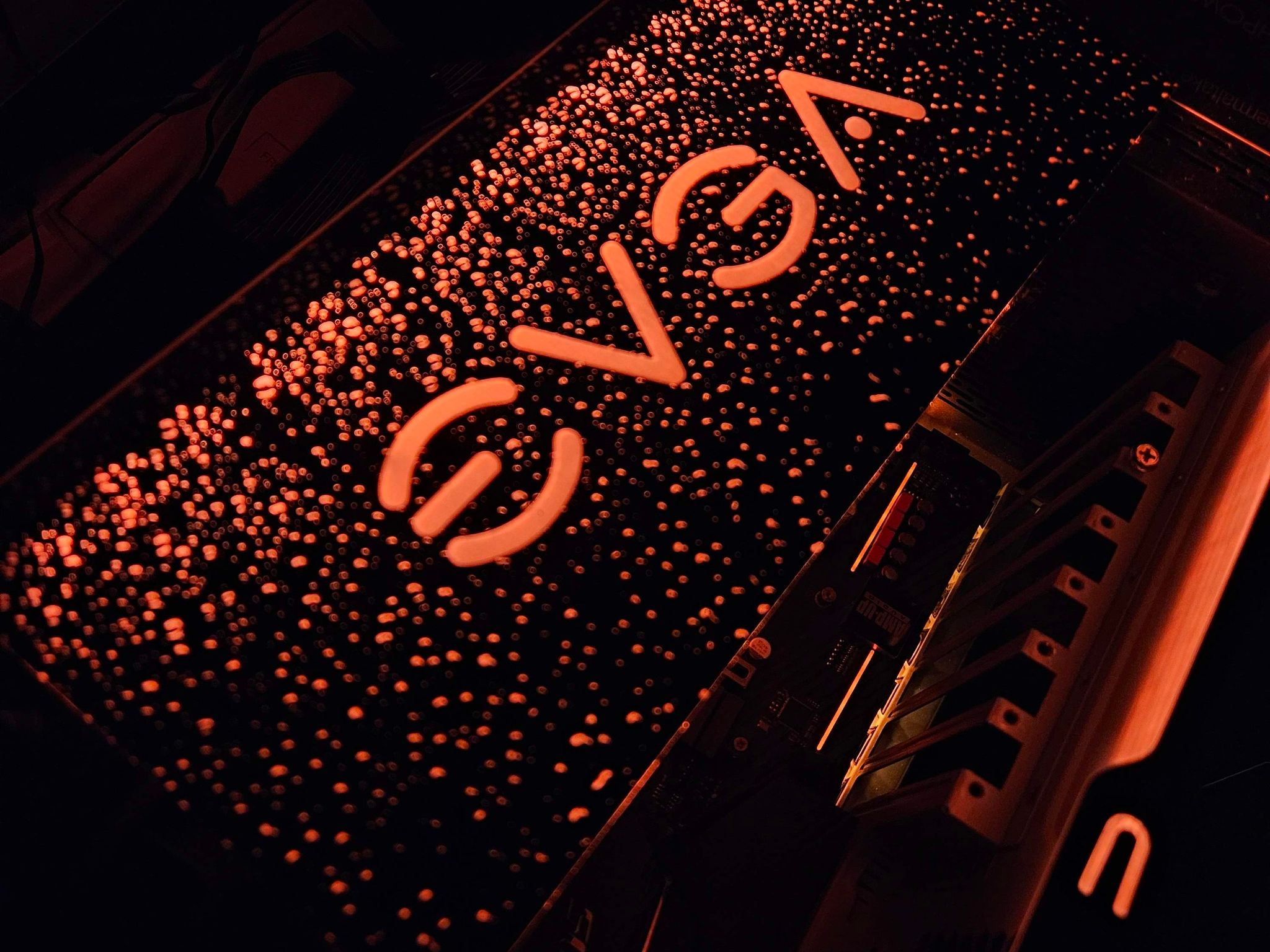 EVGA custom RGB backplate for 1080ti