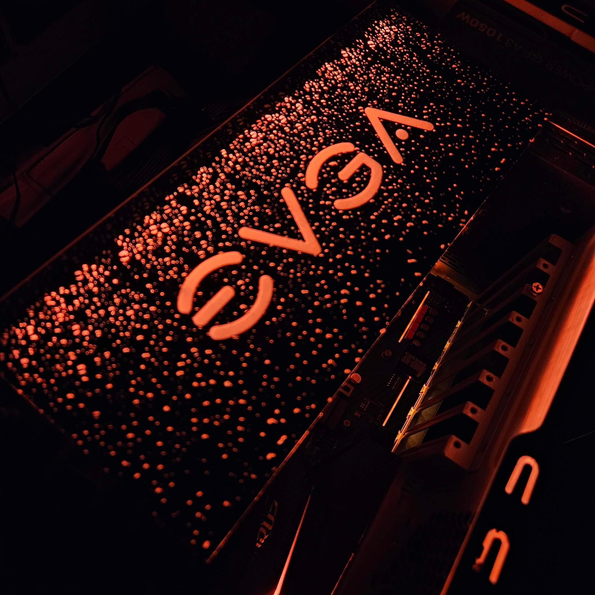 EVGA custom RGB backplate for 1080ti