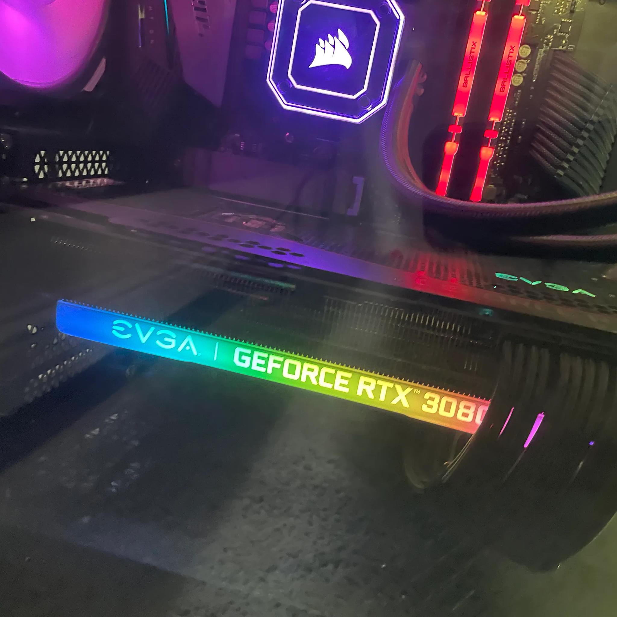 GeForce RTX 3080 10 GB GDDR6X FTW3 Ultra - Fully functioning, black, never used for mining, ARGB LED