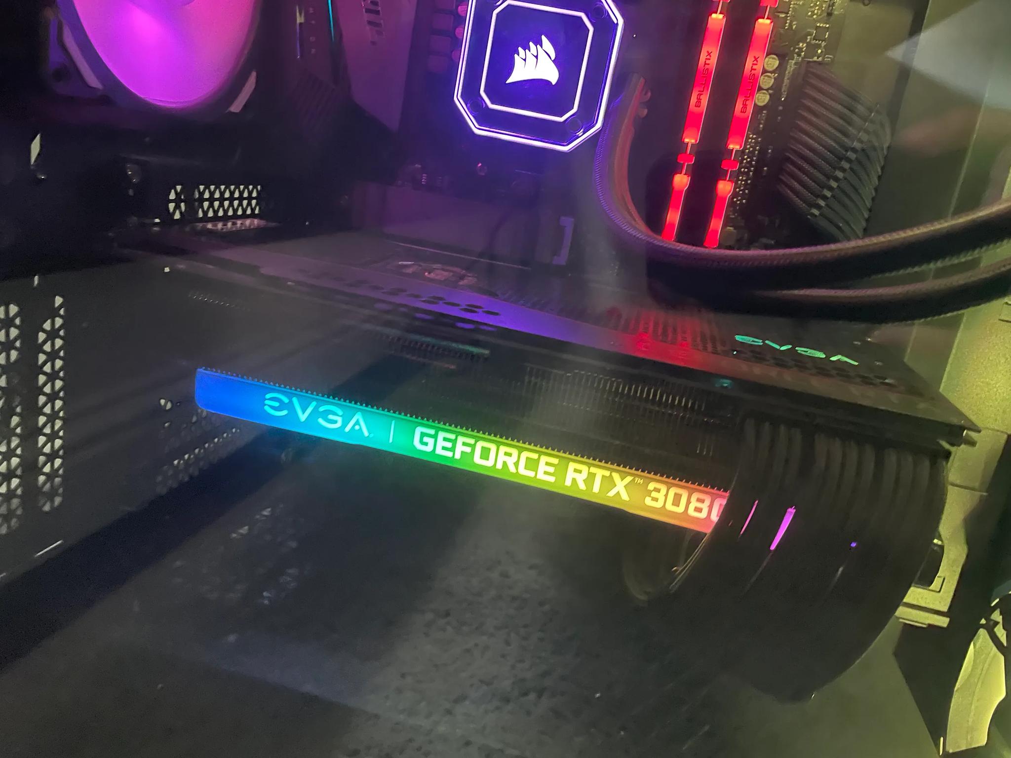 GeForce RTX 3080 10 GB GDDR6X FTW3 Ultra - Fully functioning, black, never used for mining, ARGB LED