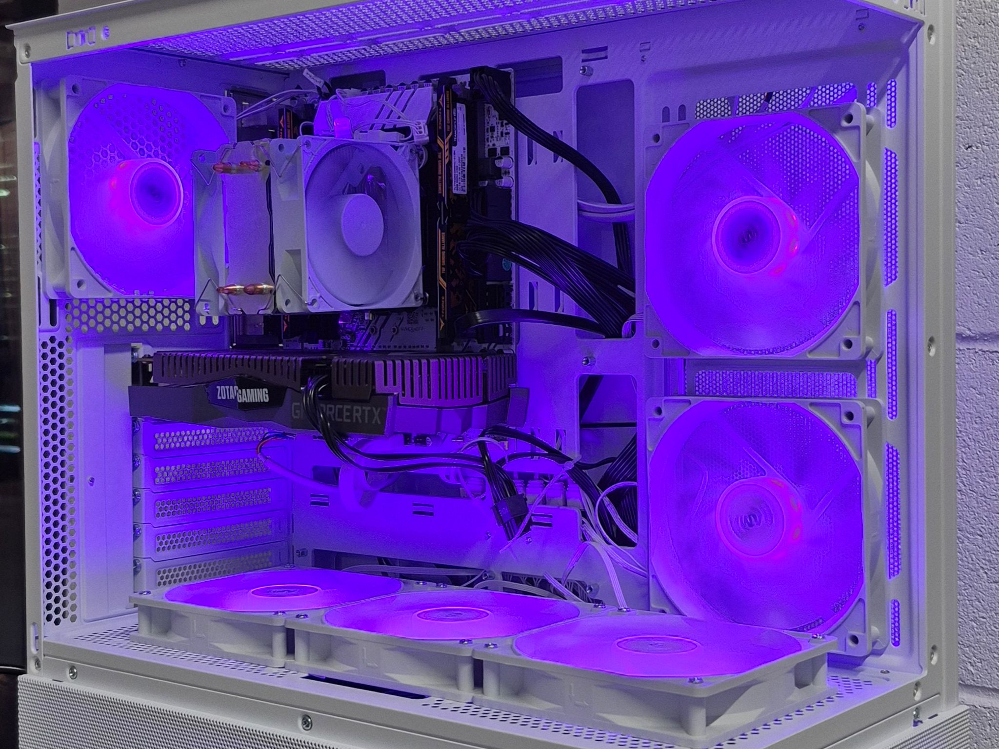 All-White Custom RTX Gaming PC RTX 2060|12-Core Intel|16GB DDR4|500GB M.2