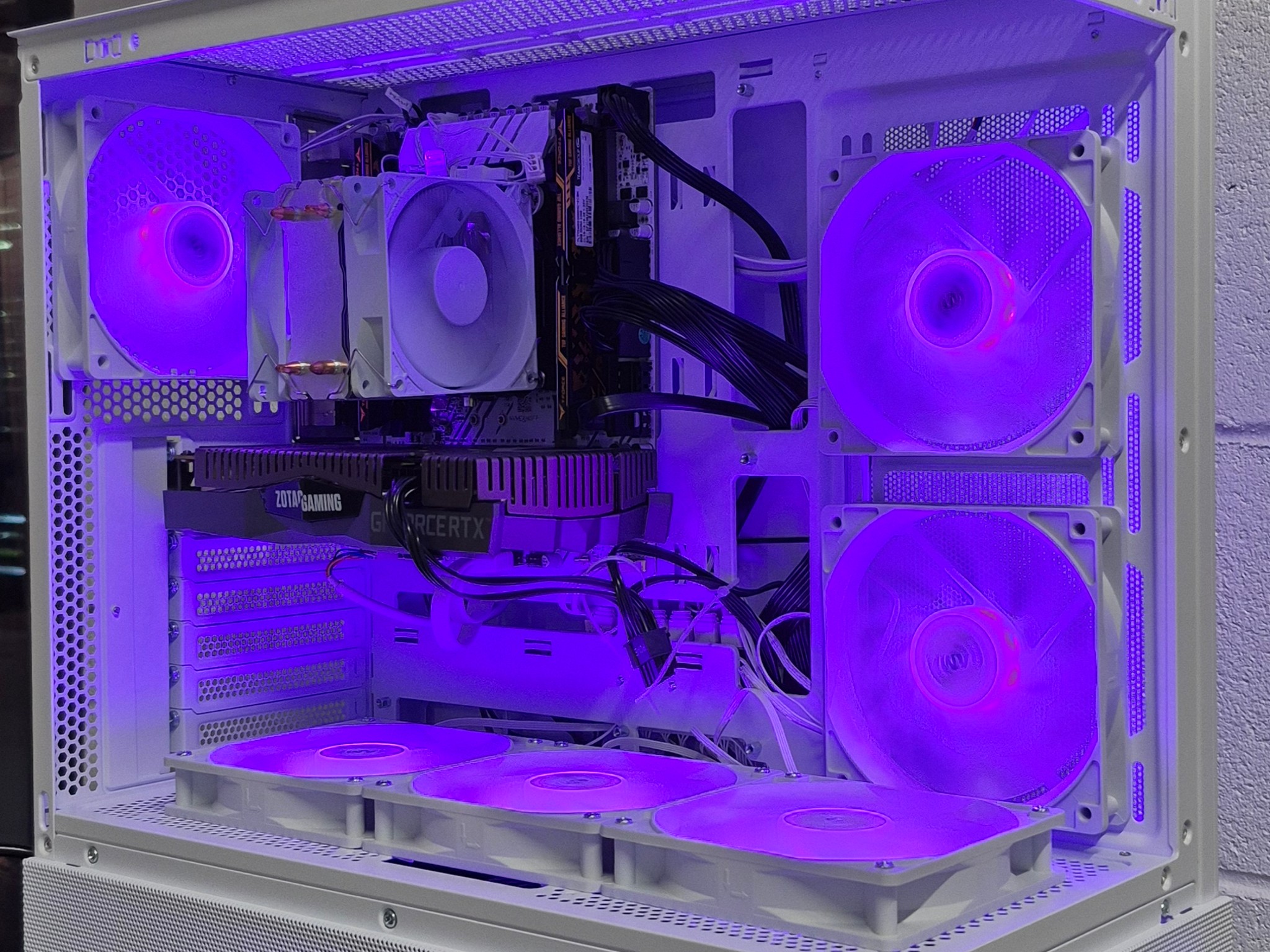 All-White Custom RTX Gaming PC RTX 2060|12-Core Intel|16GB DDR4|500GB M.2