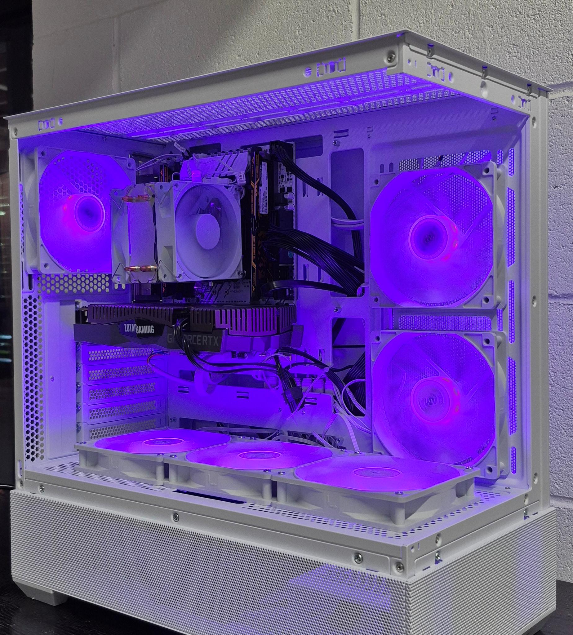 All-White Custom RTX Gaming PC RTX 2060|12-Core Intel|16GB DDR4|500GB M.2