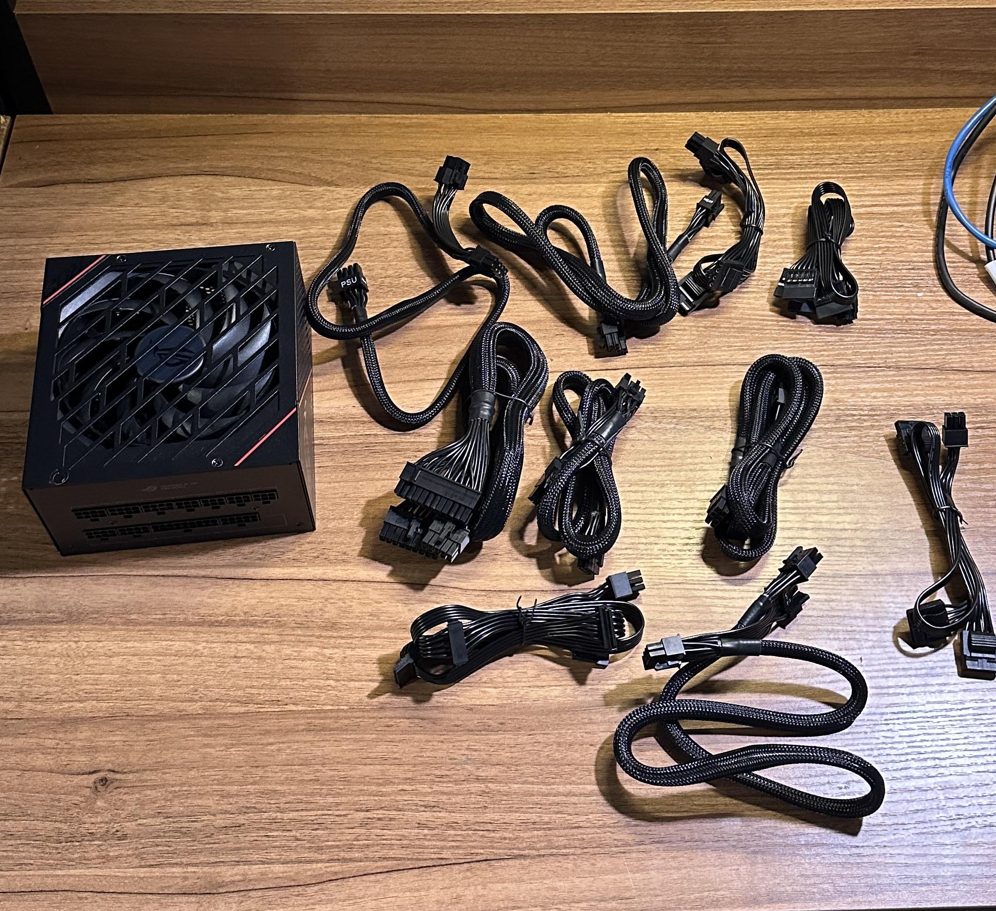 ASUS ROG-STRIX-850G 850W 80+ Gold ATX Modular Power Supply PSU W/ Cables