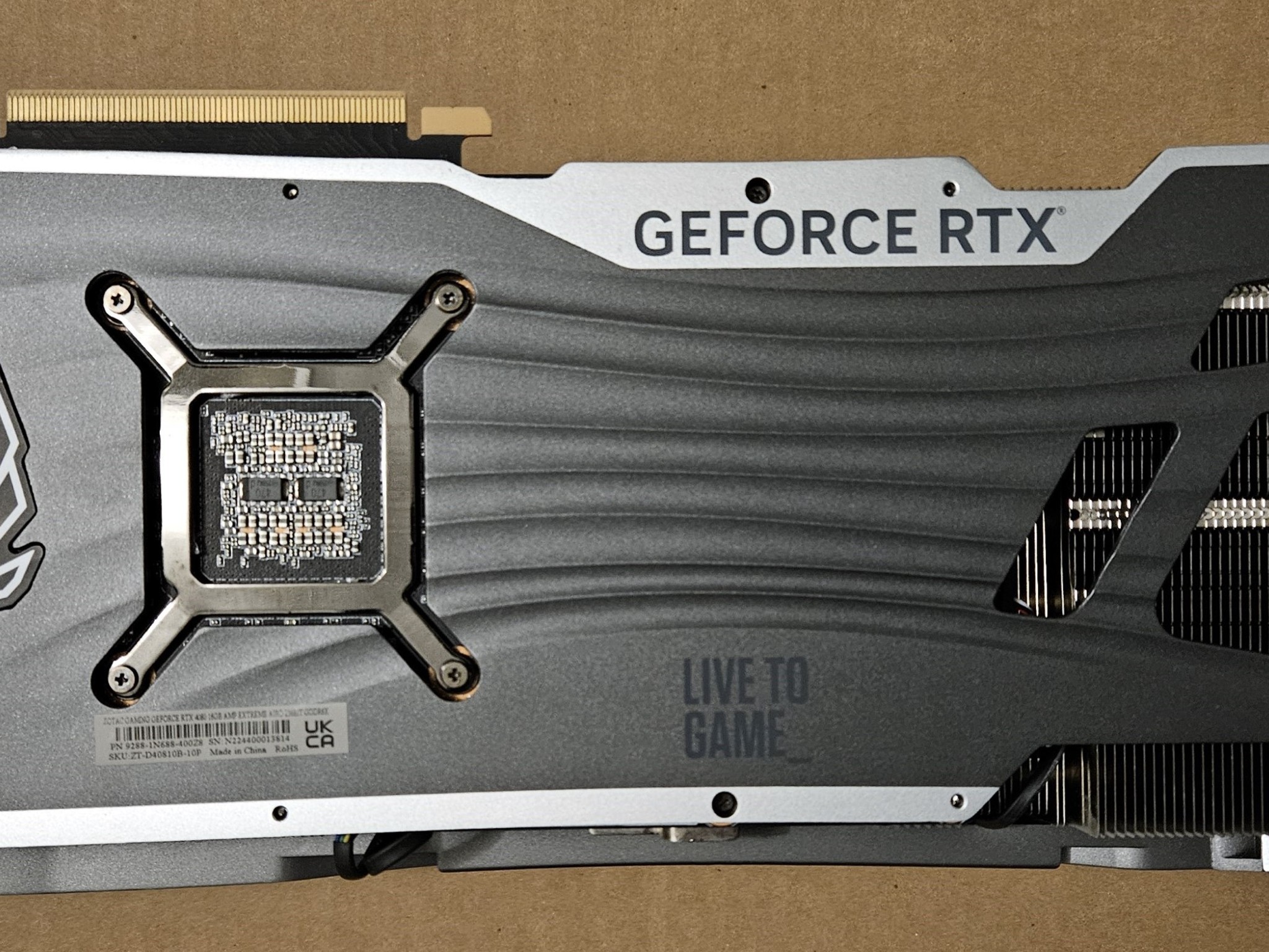 ZOTAC GAMING GeForce RTX 4080 16GB AMP Extreme AIRO - Used - In good condition