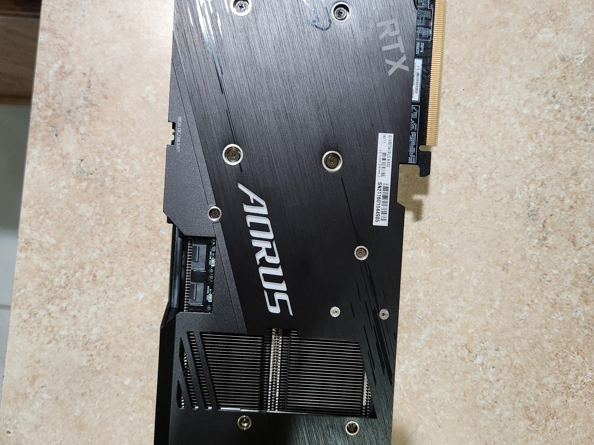 *FOR PARTS* GIGABYTE AORUS MASTER GeForce RTX 3070