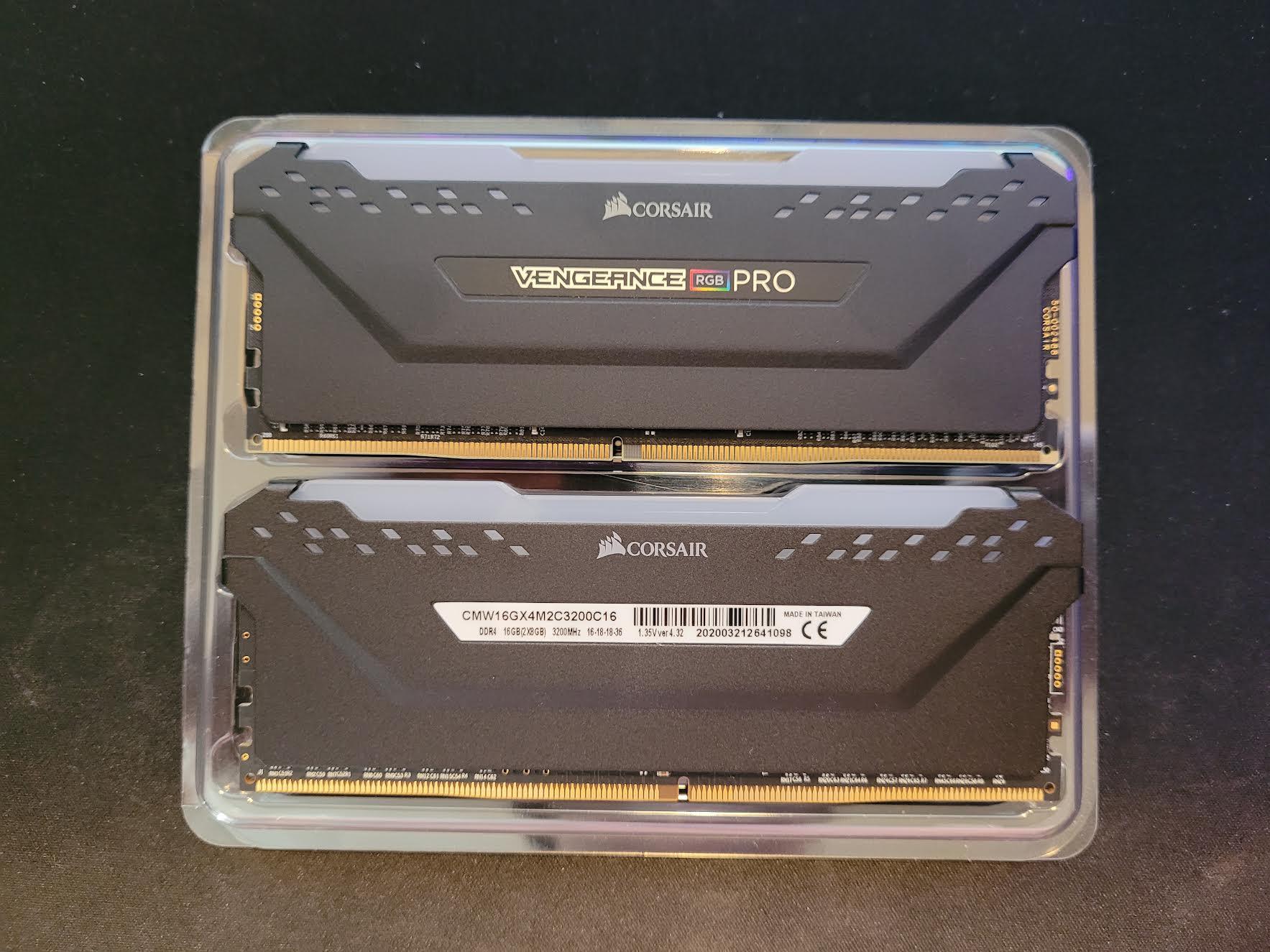 Corsair Vengeance RGB Pro 16GB(8GB*2) DDR4 3200MHz CL16 RAM