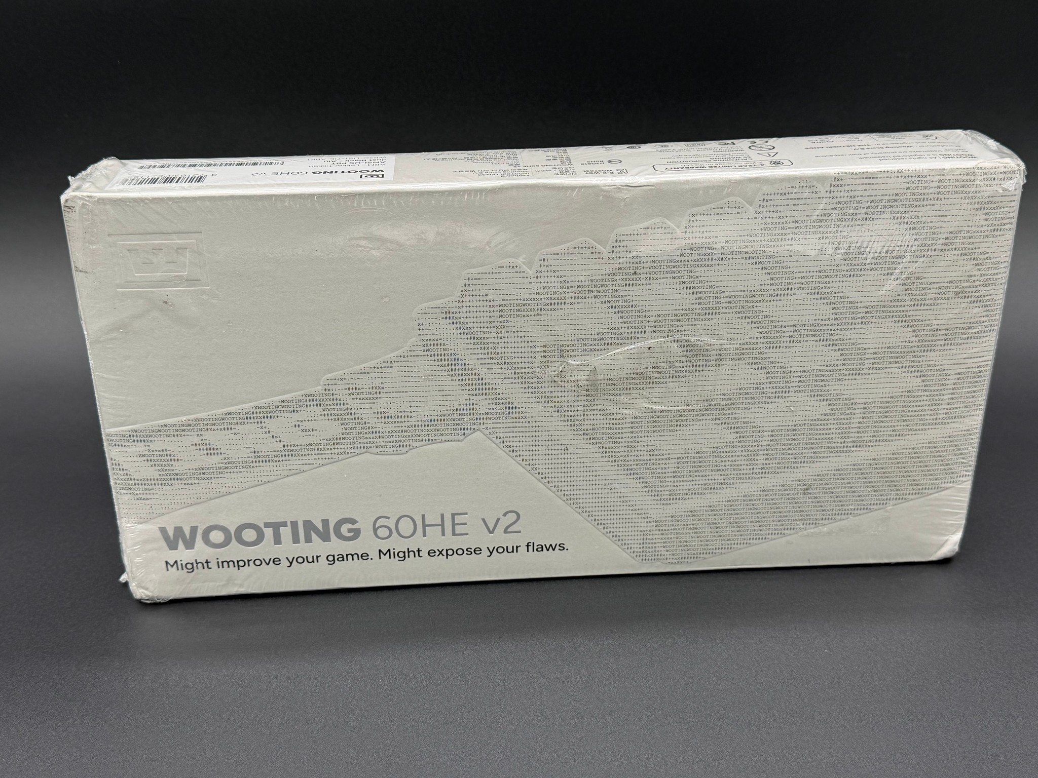 Wooting 60HE v2 – ANSI US Layout, Aluminum Case, Just Black – Sealed Retail
