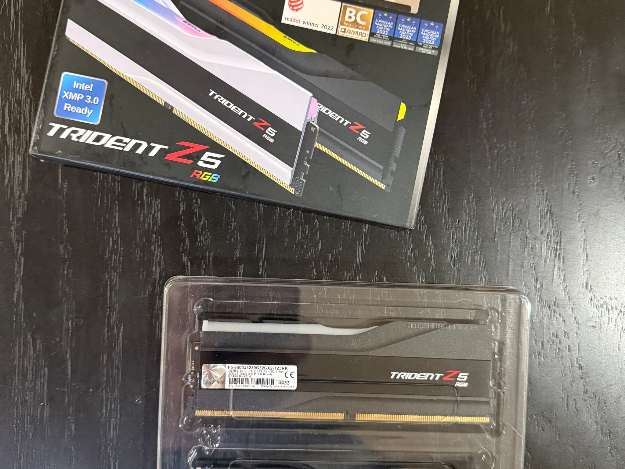 G.SKILL Trident Z5 RGB Series (Intel XMP 3.0) DDR5 RAM 64GB (2x32GB) 6400MT/s