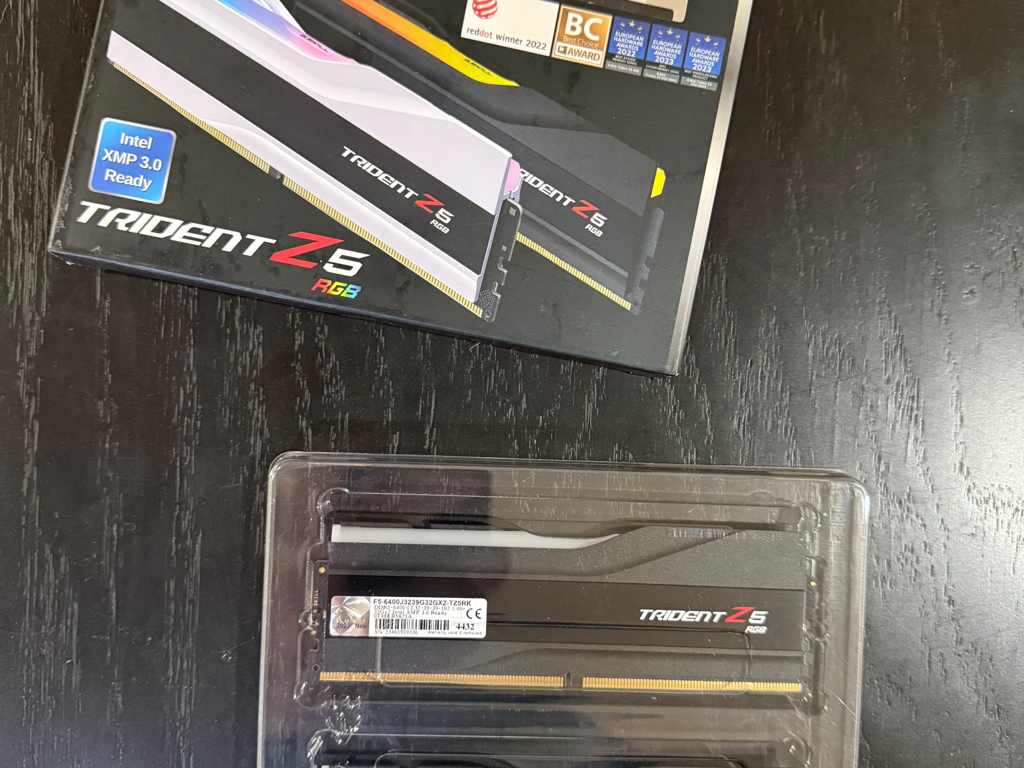 G.SKILL Trident Z5 RGB Series (Intel XMP 3.0) DDR5 RAM 64GB (2x32GB) 6400MT/s