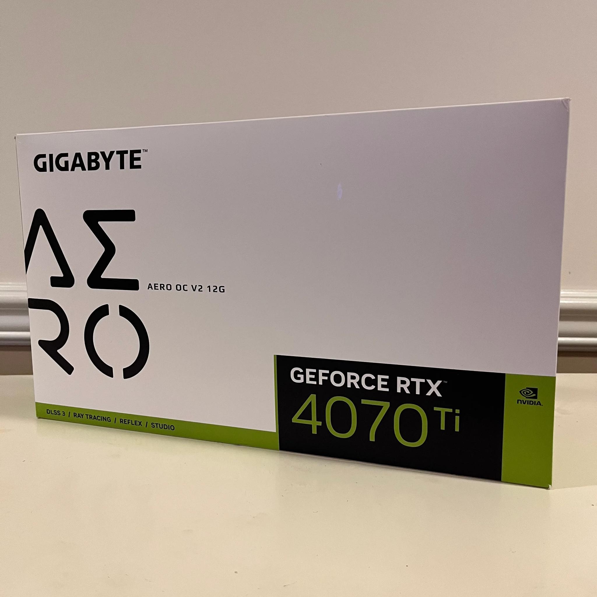 Like New Barely Used 4070ti Gigabyte Aero