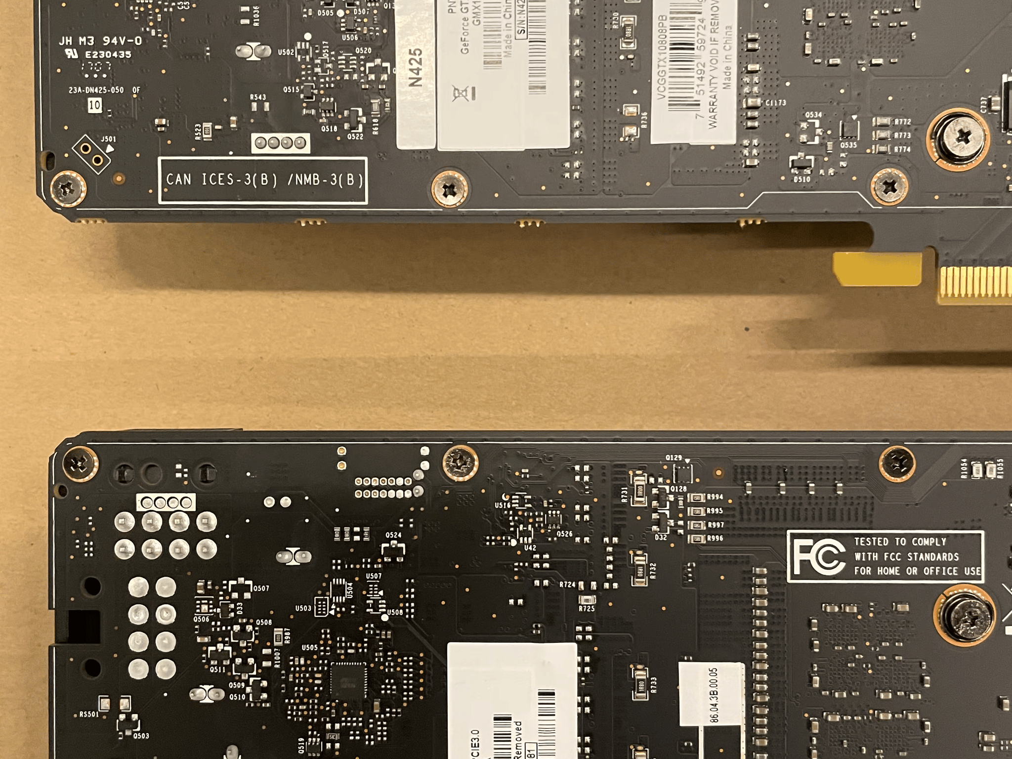 4qty, PNY Geforce GTX 1080 8GB Blower, Shroud removed/not included