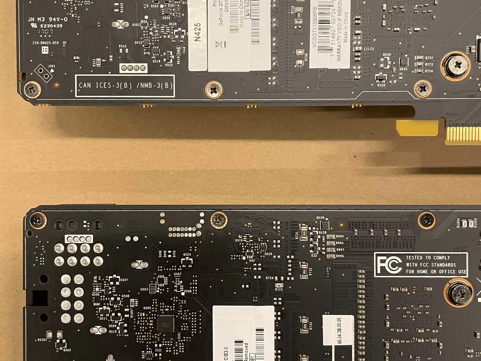 4qty, PNY Geforce GTX 1080 8GB Blower, Shroud removed/not included