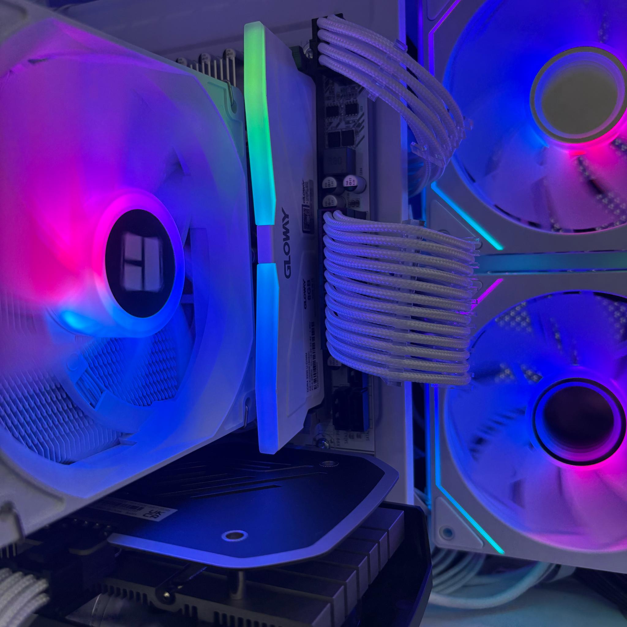 | Gaming PC | RTX 4060 | Intel Xeon E5-1650 V3 | 16 GB 3200 Mhz | 512GB Storage | ARGB |