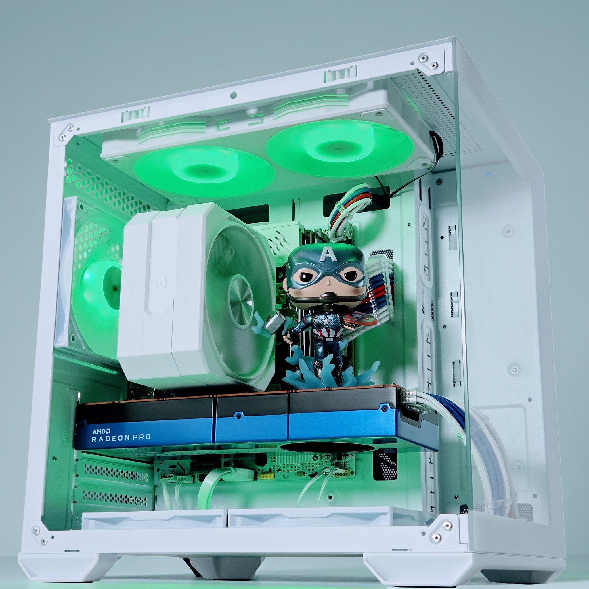 ⍟🦸‍♂️🎯Gaming PC 🛡️AMD Radeon Pro W5700 8GB🛡️Intel Core i7 5930K🛡️ 16GB DDR4🛡️ 512G NVME