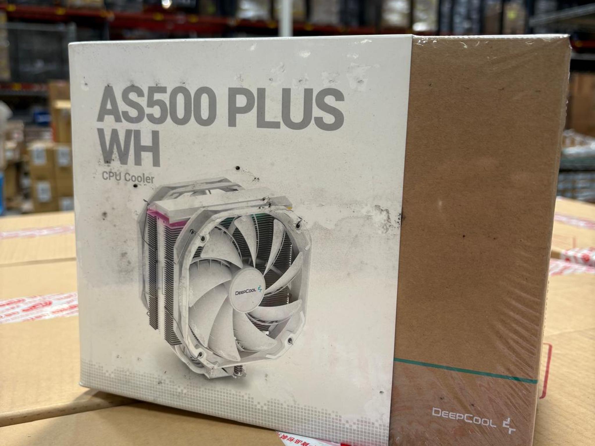 New In Box I CPU Cooler | Deepcool Universal RAM 140mm PWM Fan, A-RGB AS500 Plus White I Dual Fan