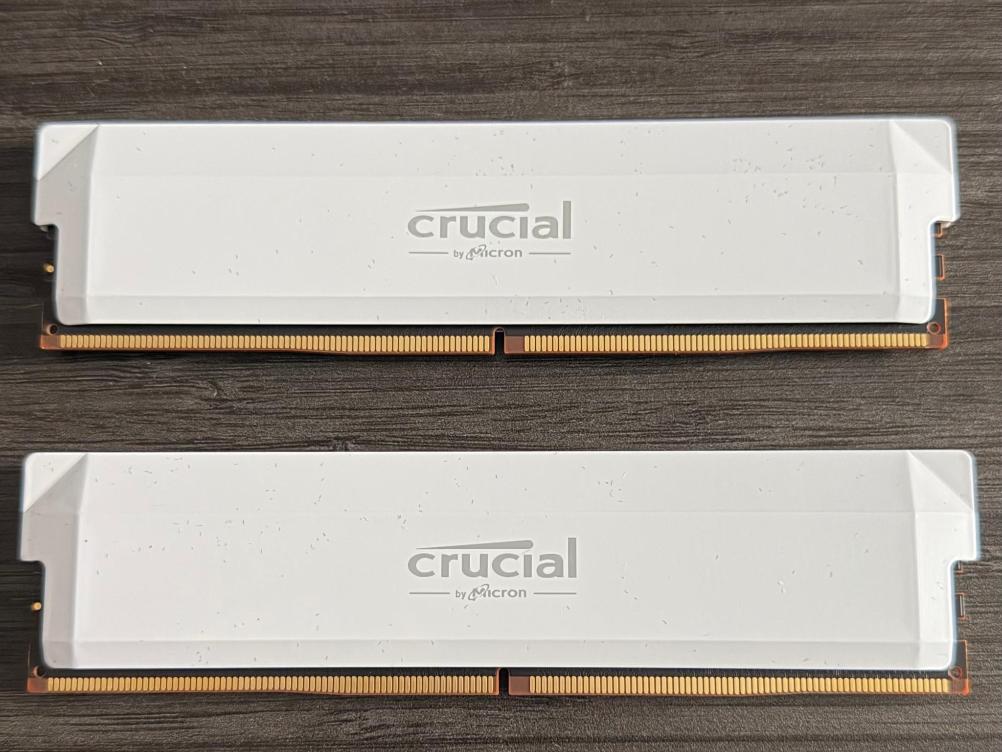 Crucial Pro 32GB DDR5 RAM Kit (2x16GB) CL36 6000MHz