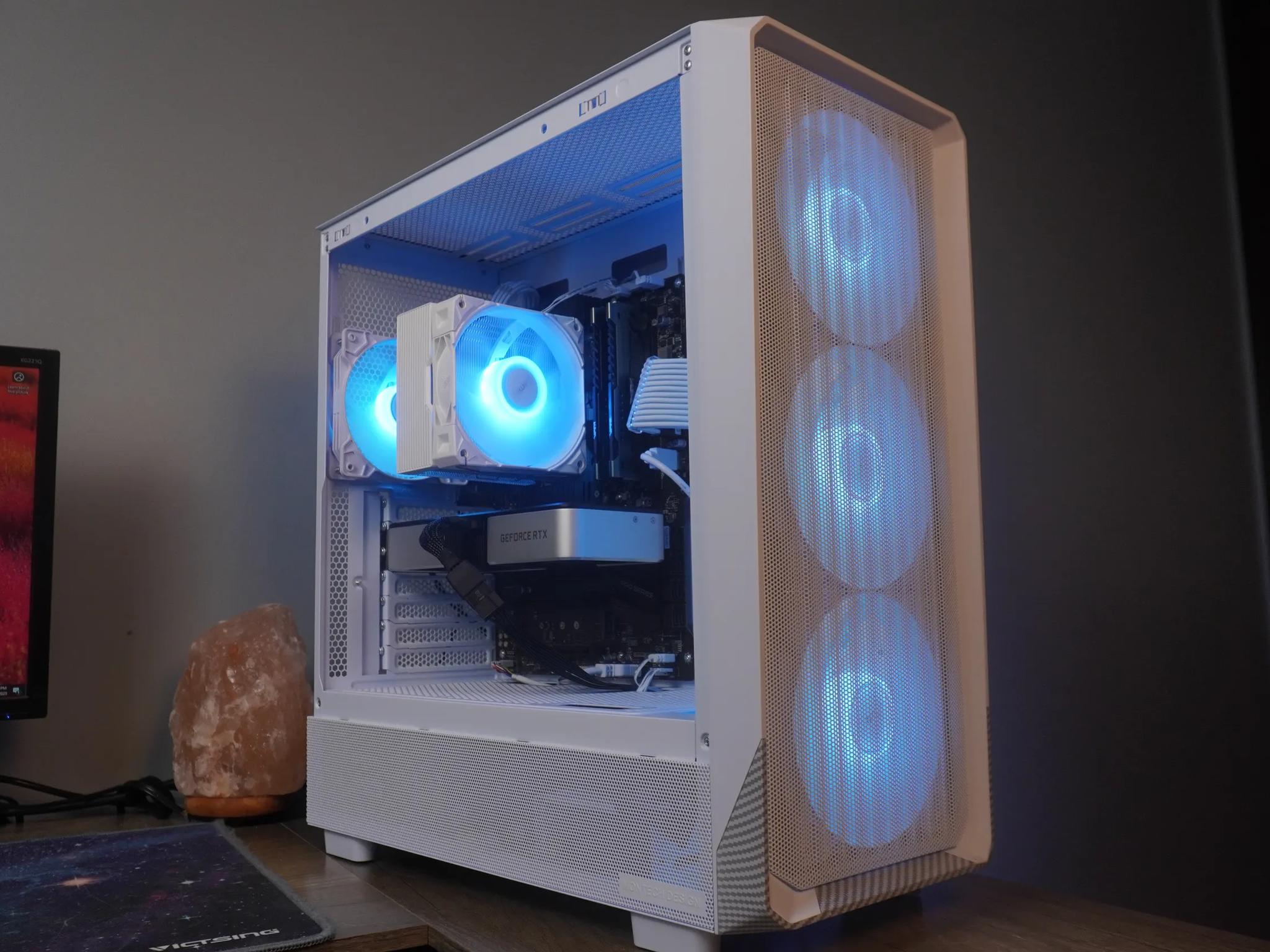 🤍AESTHETIC🤍 1440p/1080p GAMING MACHINE 💚RTX 3060ti 🧡 Ryzen 5 3600 | 32GB | WIFI
