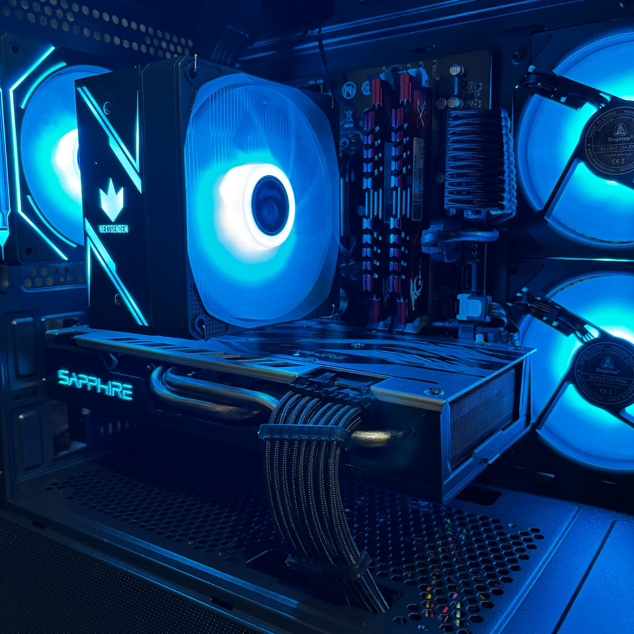 Beautiful Fish Tank Gaming PC | RX 570 8GB + i7 | WiFi
