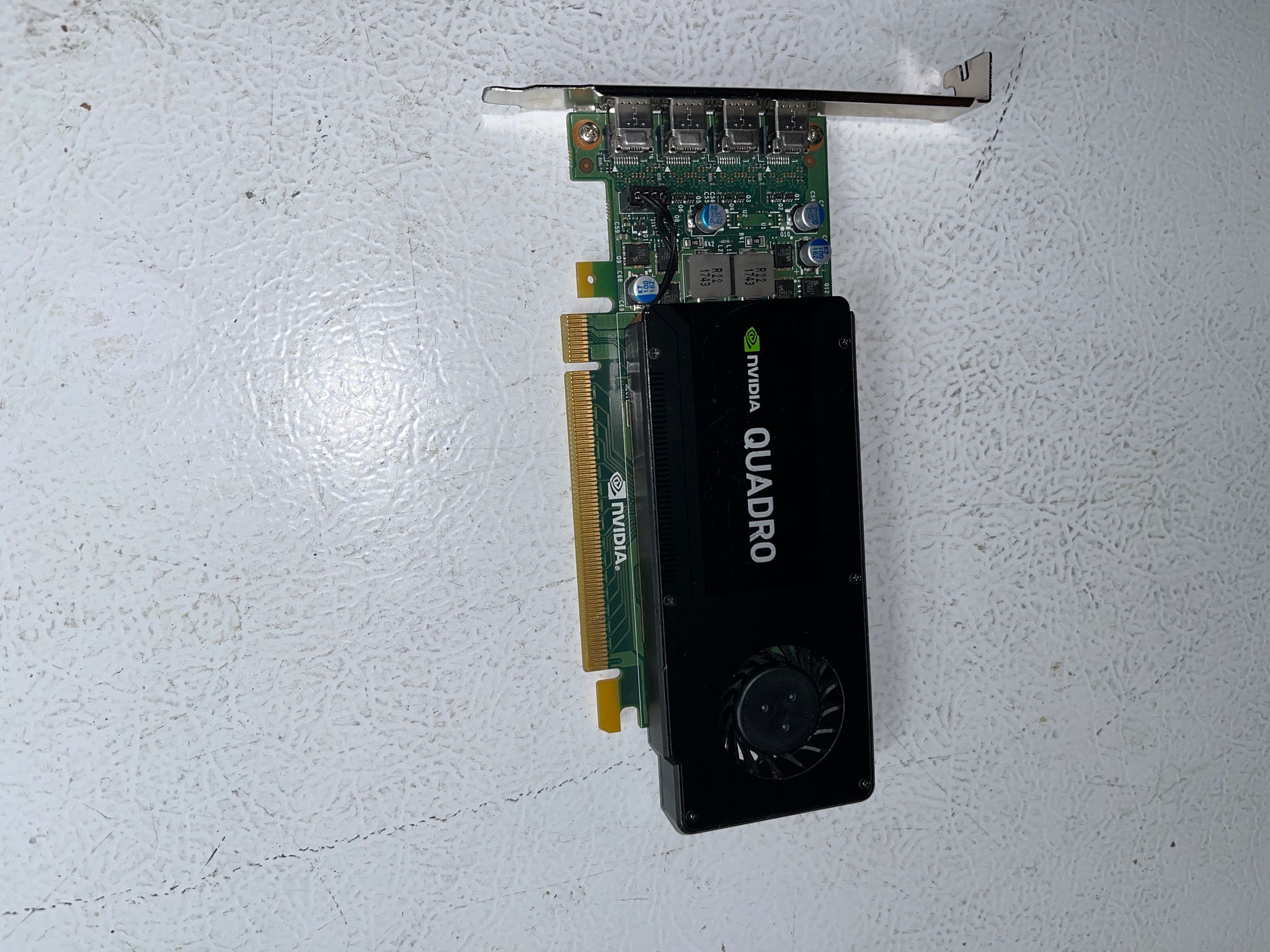 NVIDIA Quadro K1200 4GB GDDR5 GPU – 4× Mini DP – Full‑Height Bracket – Tested