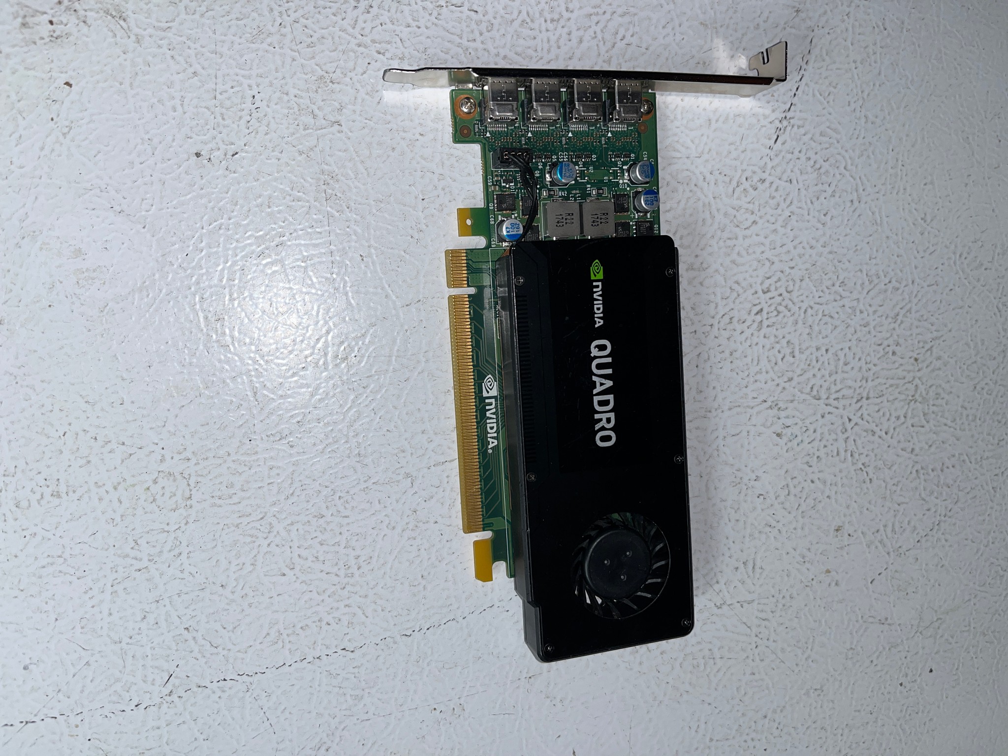 NVIDIA Quadro K1200 4GB GDDR5 GPU – 4× Mini DP – Full‑Height Bracket – Tested