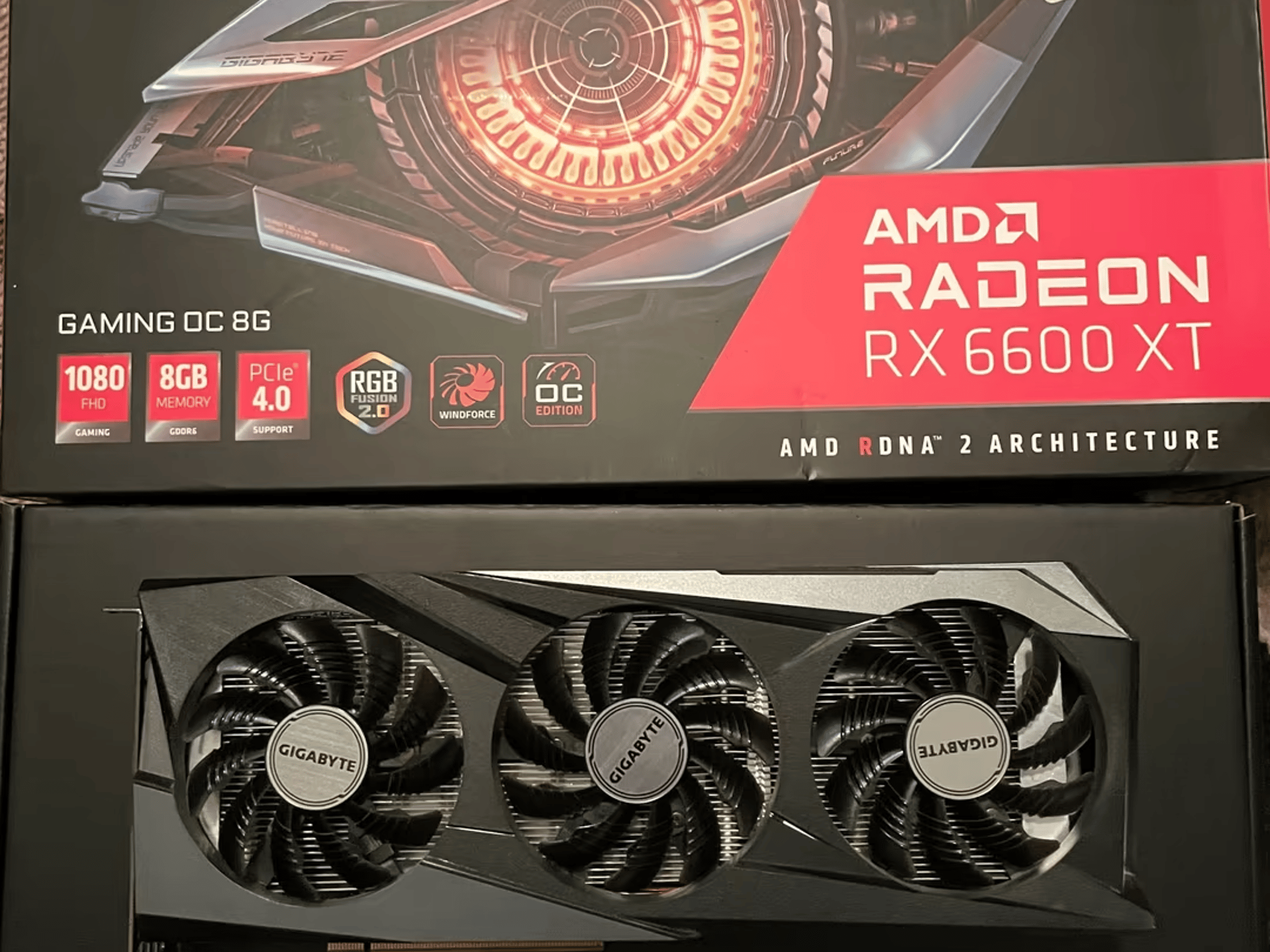 Gigabyte 6600XT Gaming OC 