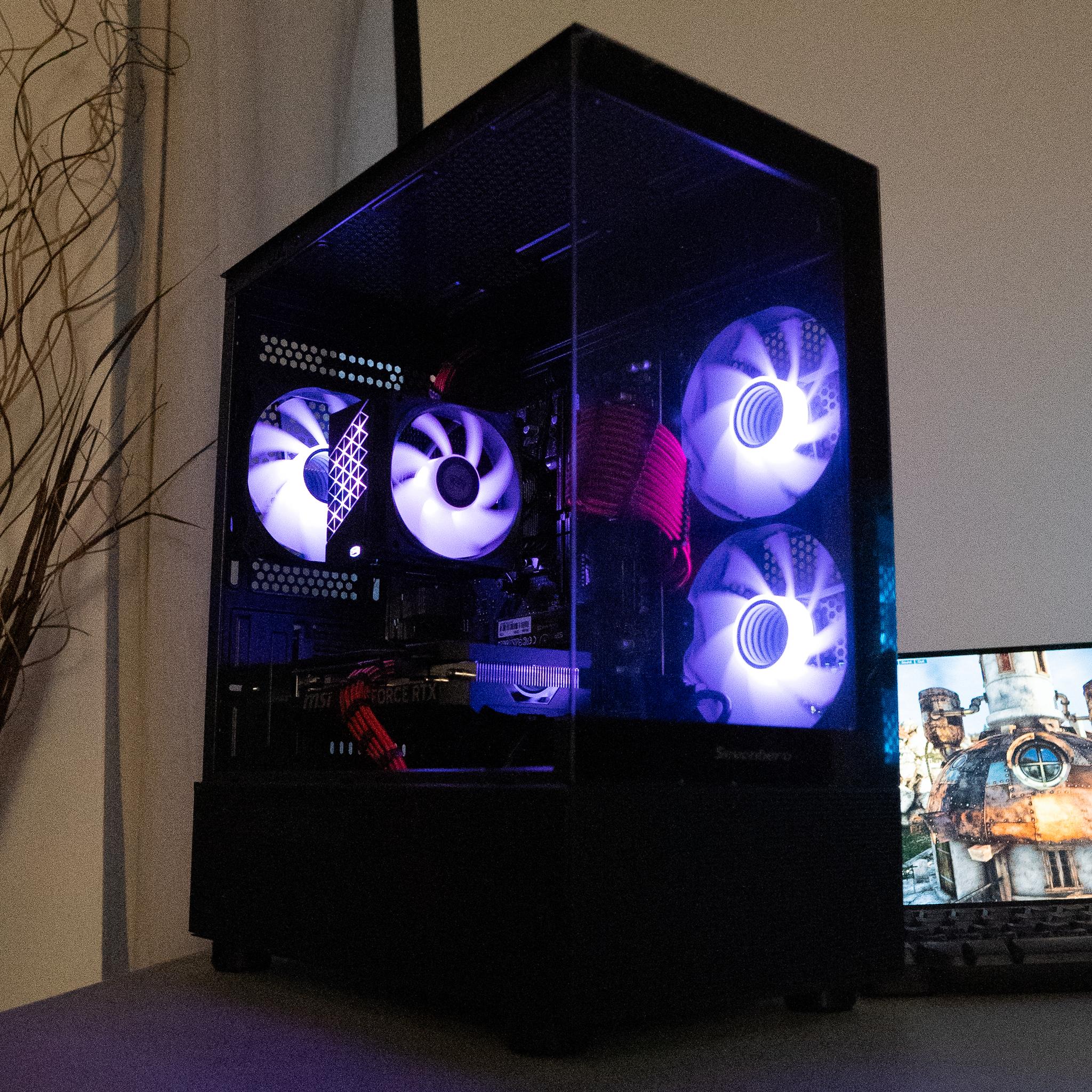 🩸⚫ | MSI RTX 4060 Ti | RYZEN 5 7500F | 16GB DDR5 RAM | 1TB NVME SSD | Ruby Rocket 4.0