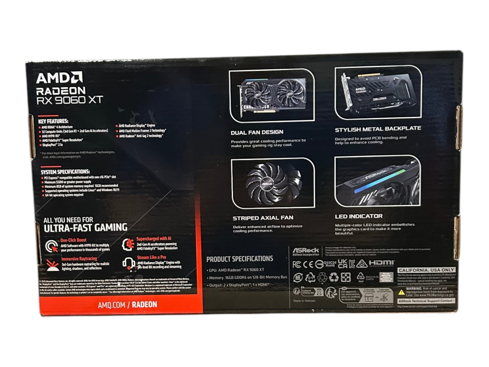 Asrock Challenger RX 9060XT 16GB OC