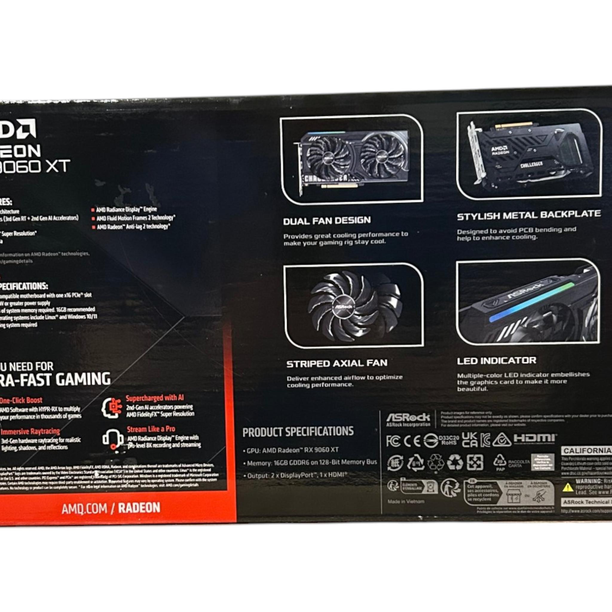 Asrock Challenger RX 9060XT 16GB OC