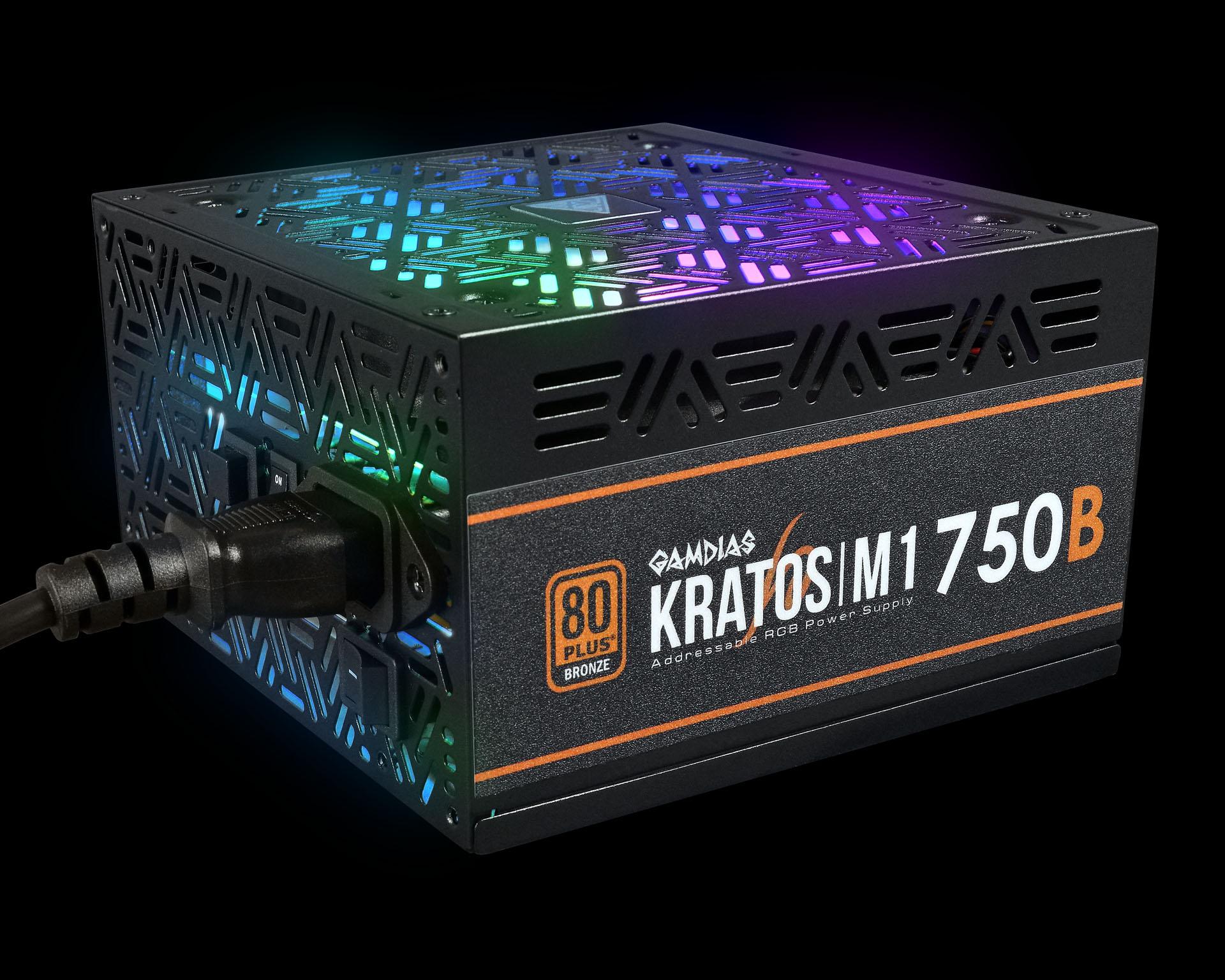 750W 80 PLUS Bronze |  Gamdias KRATOS M1-750B | ARGB Non-Modular PSU