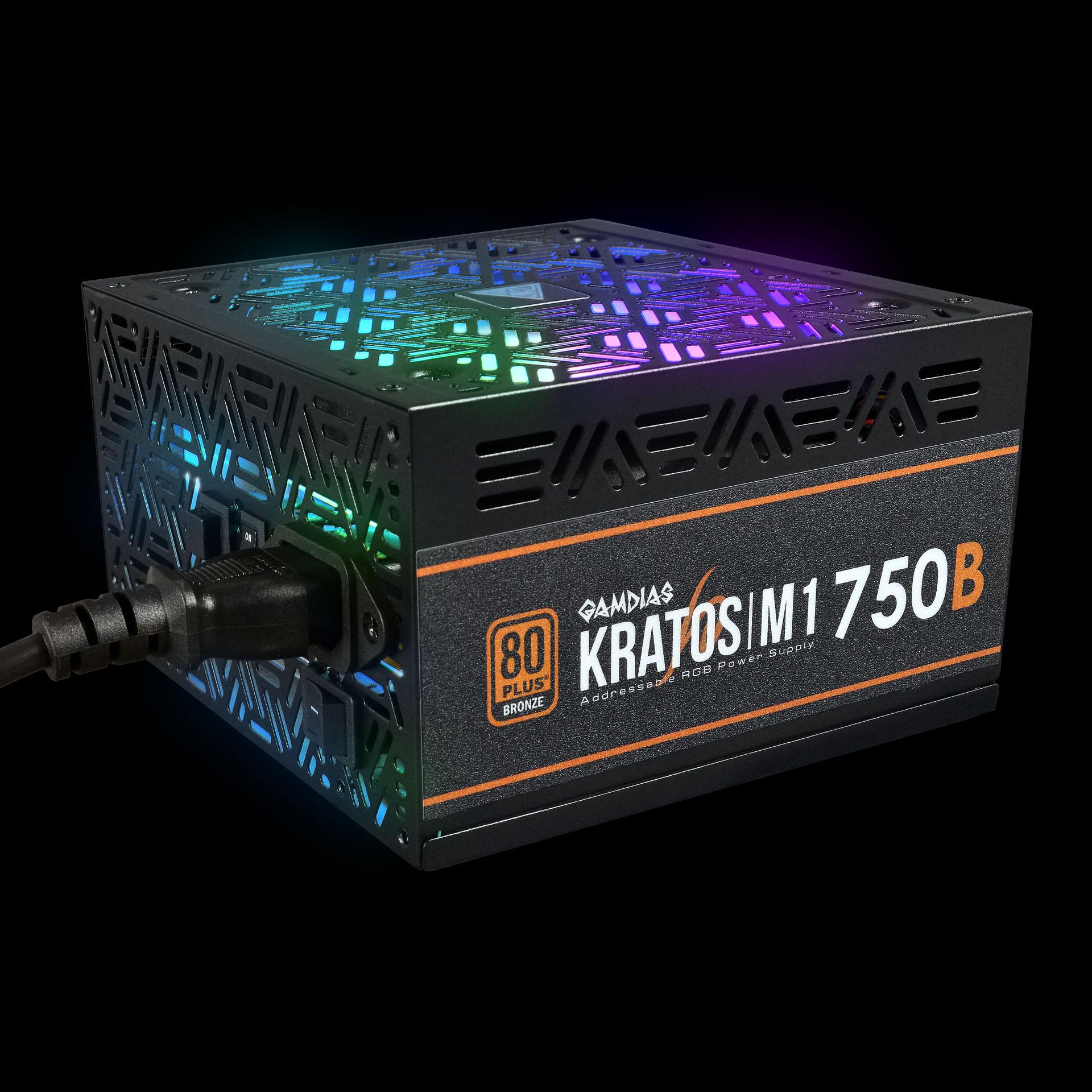750W 80 PLUS Bronze |  Gamdias KRATOS M1-750B | ARGB Non-Modular PSU