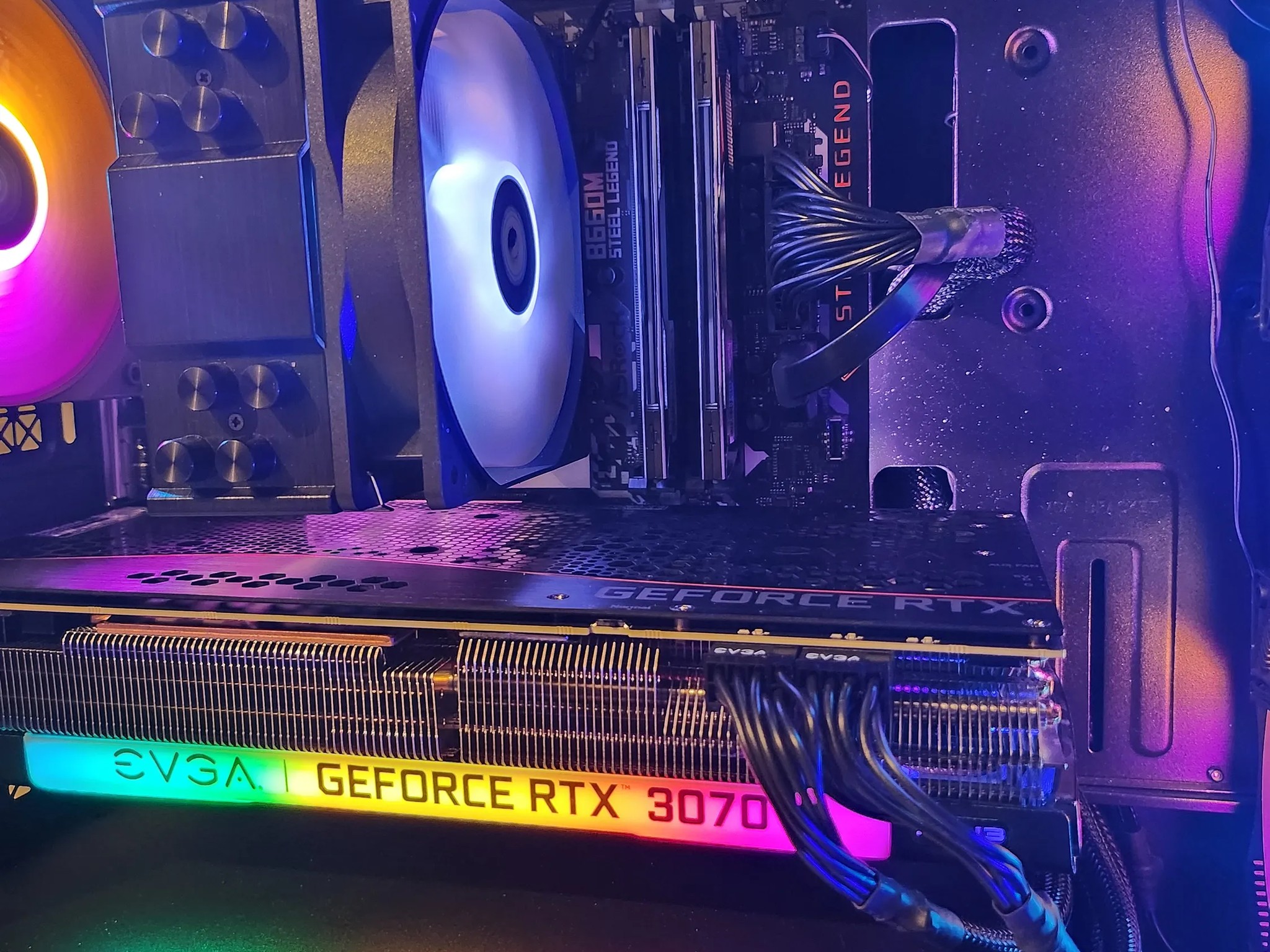 EVGA RTX 3070 i5 12400f build