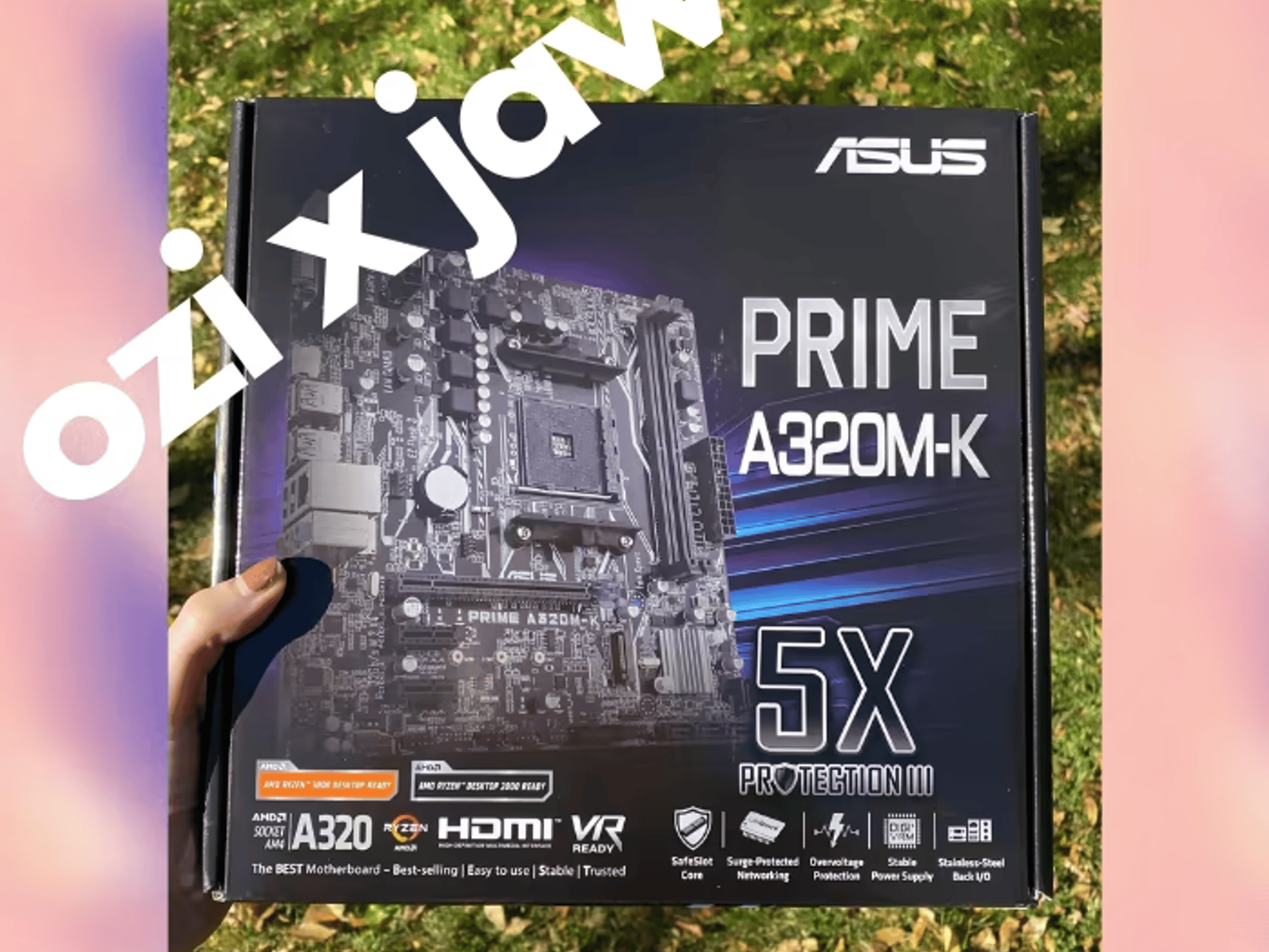 BNIB: ASUS PRIME A320M-K AMD Ryzen AM4 DDR4 HDMI VGA M.2 USB 3.1 Micro-ATX Motherboard