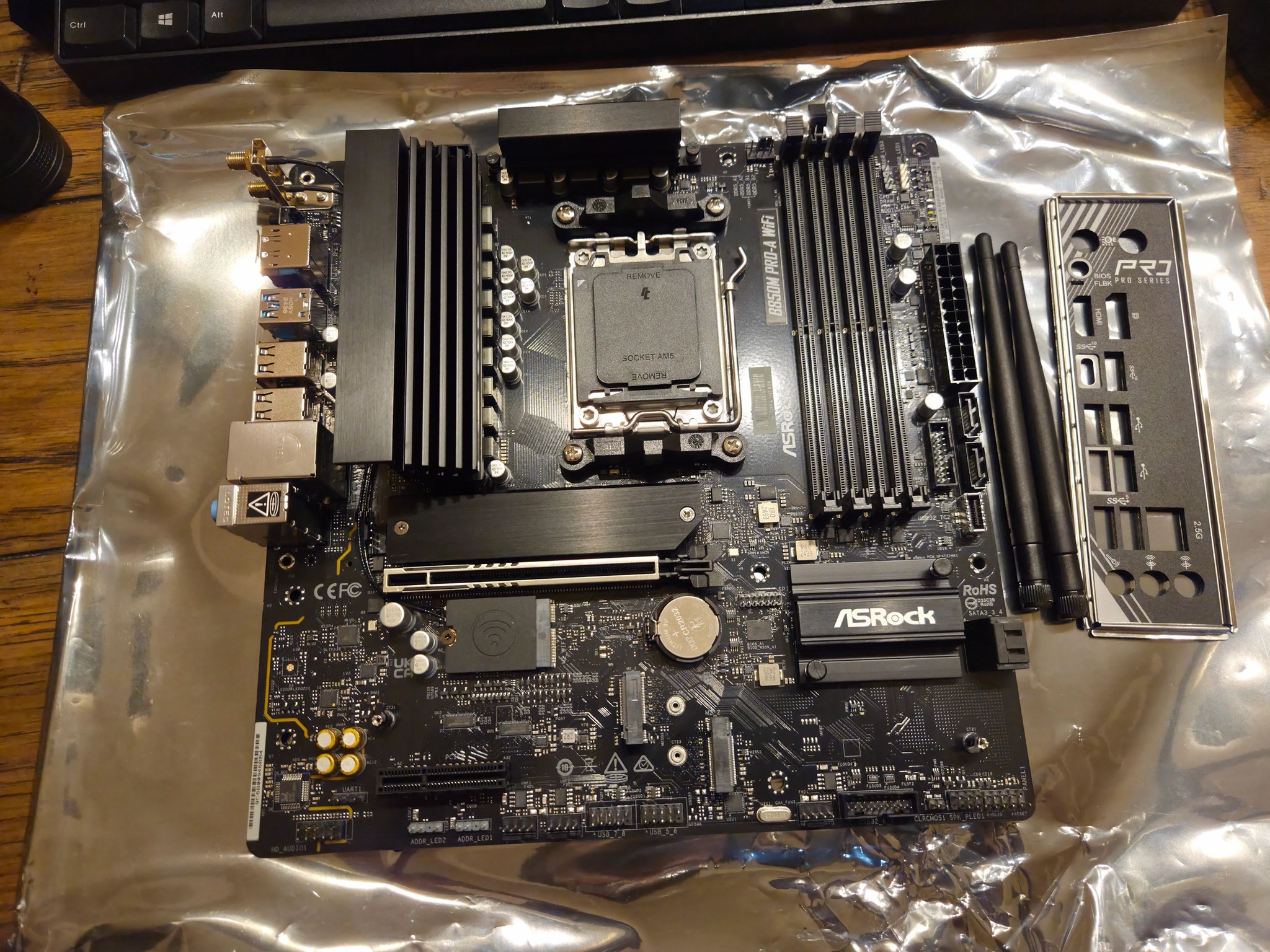 ASRock B850M Pro-A Wifi! AM5 PCIe 5.0 Motherboard!