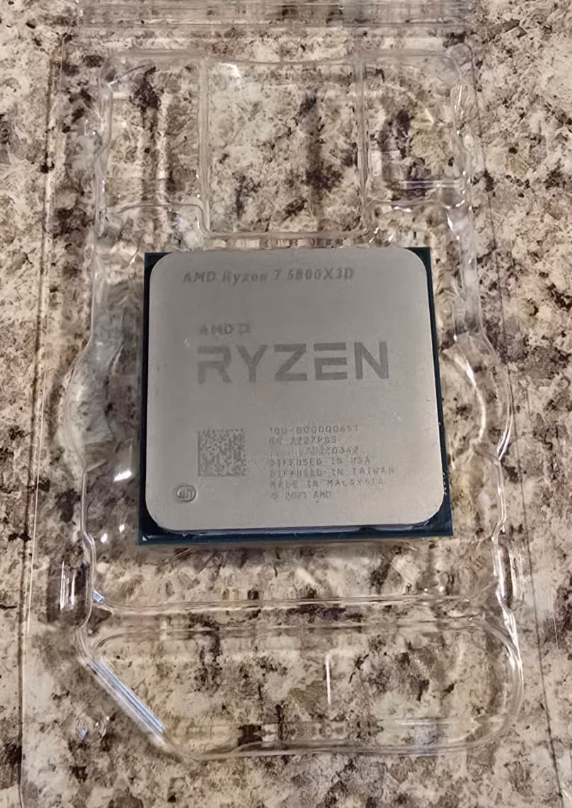 AMD Ryzen 7 5800X3D, 3.4 GHz 8 cores / 16 thread
