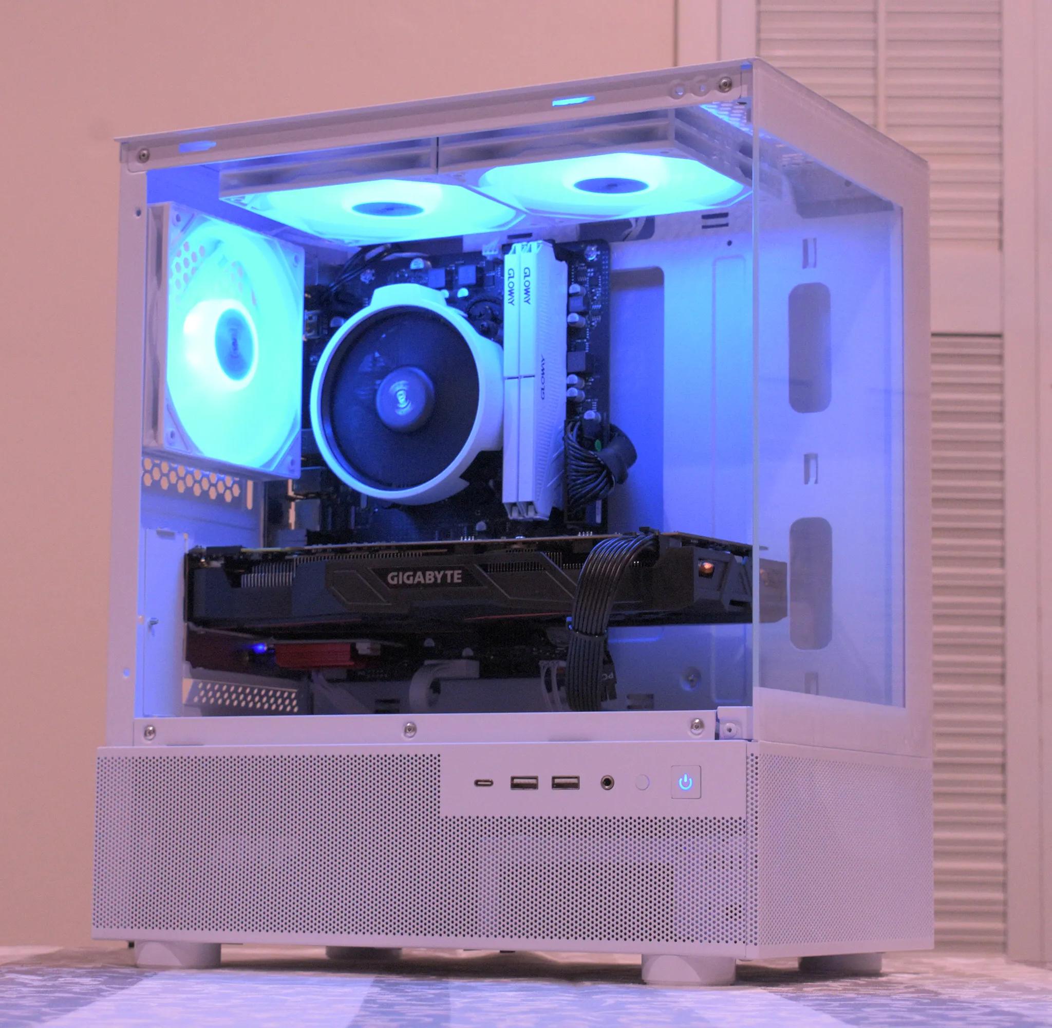 🎮Budget Gamer🎮 Ryzen 5 3600 | GTX 1070 8GB | 16GB DDR4 | 1TB nVME SSD | 1080p White Gaming PC RGB