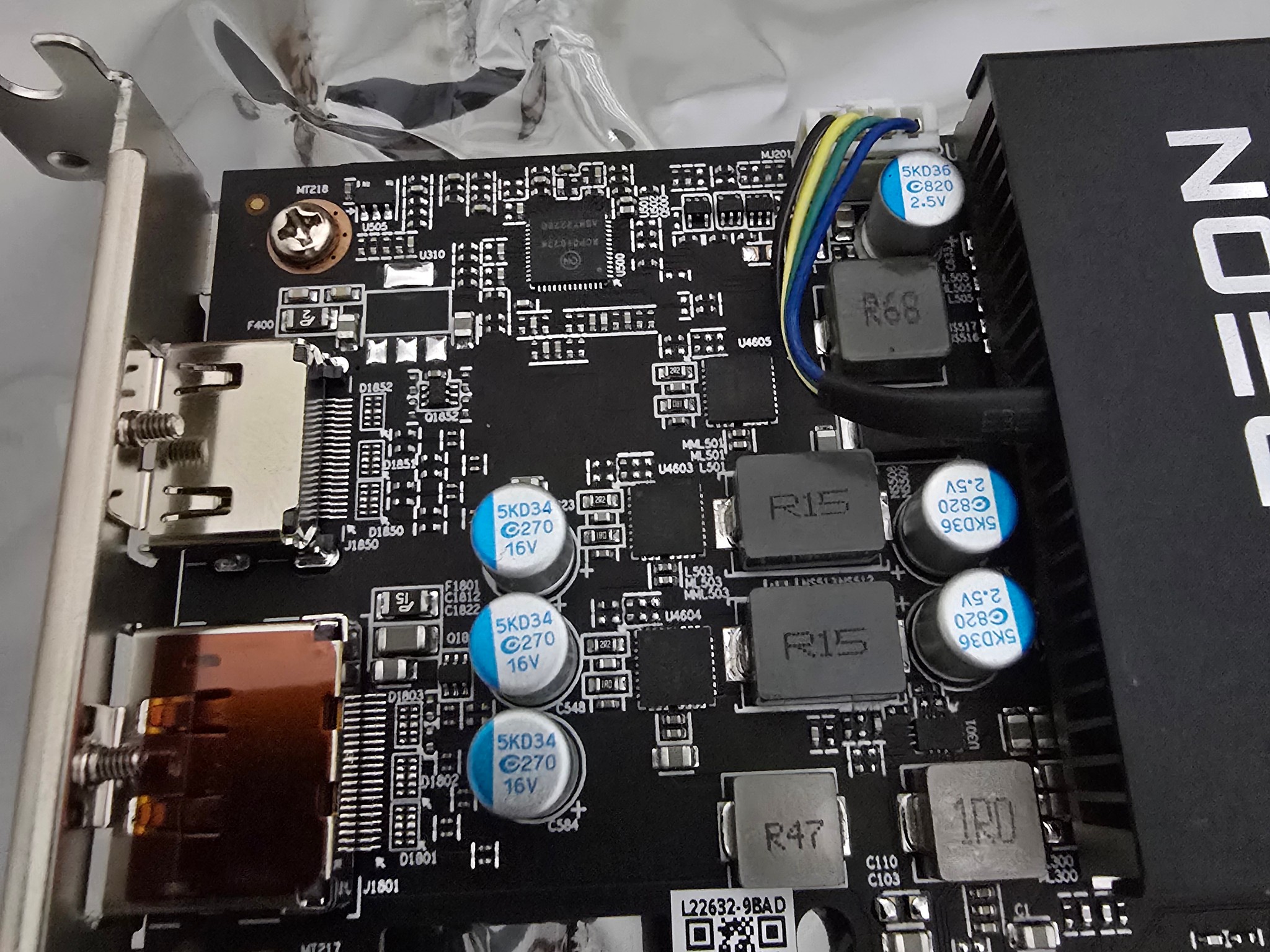 PowerColor Low Profile Radeon RX 6400 4Gb DDR6 no external power SFF single slot itx optiplex mini