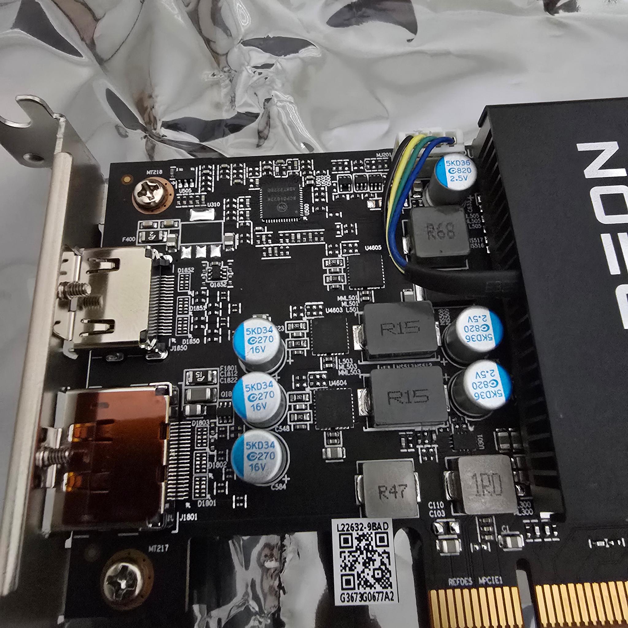 PowerColor Low Profile Radeon RX 6400 4Gb DDR6 no external power SFF single slot itx optiplex mini