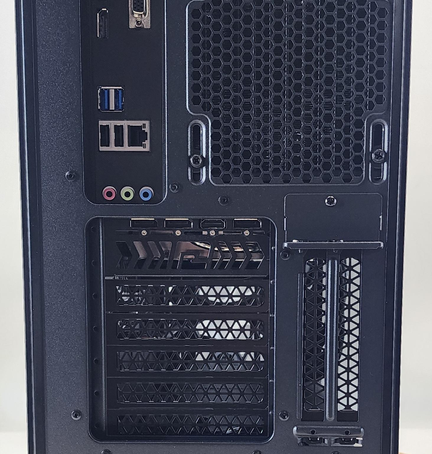 Gaming PC i3-14100F 8GB RAM 500GB SSD RX 6600 XT 8GB Windows 11 Computer