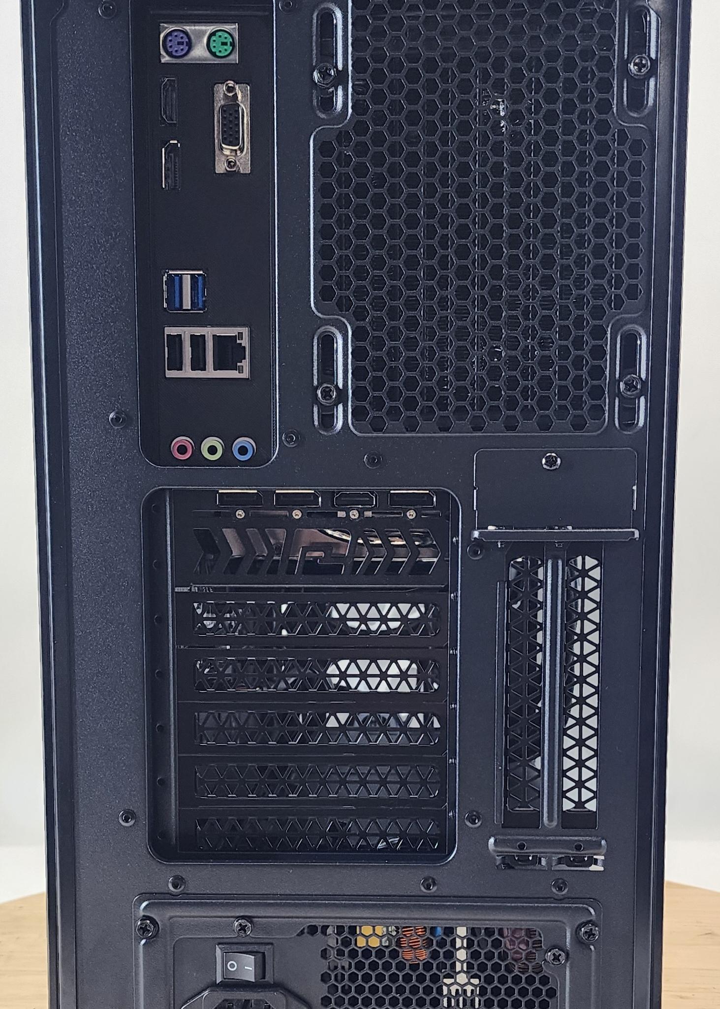 Gaming PC i3-14100F 8GB RAM 500GB SSD RX 6600 XT 8GB Windows 11 Computer