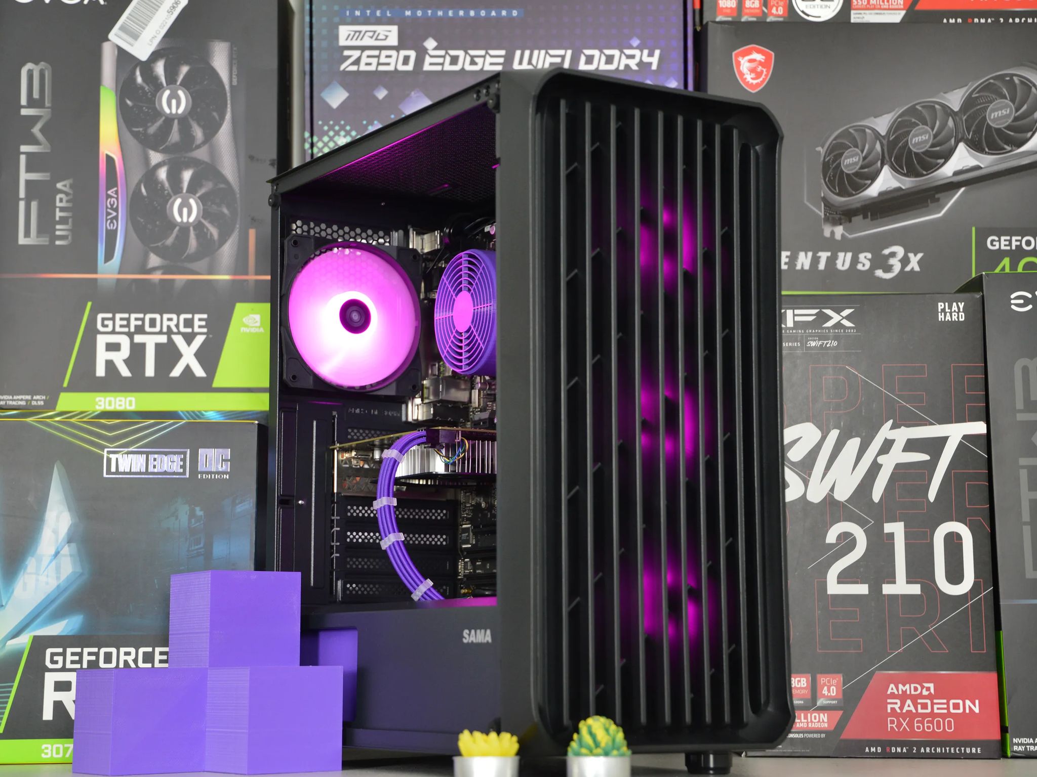 ⚫🟣| GTX 1060 | INTEL i5-8400 | 16GB DDR4 RAM | 1TB NVME SSD | Royal Darkness |