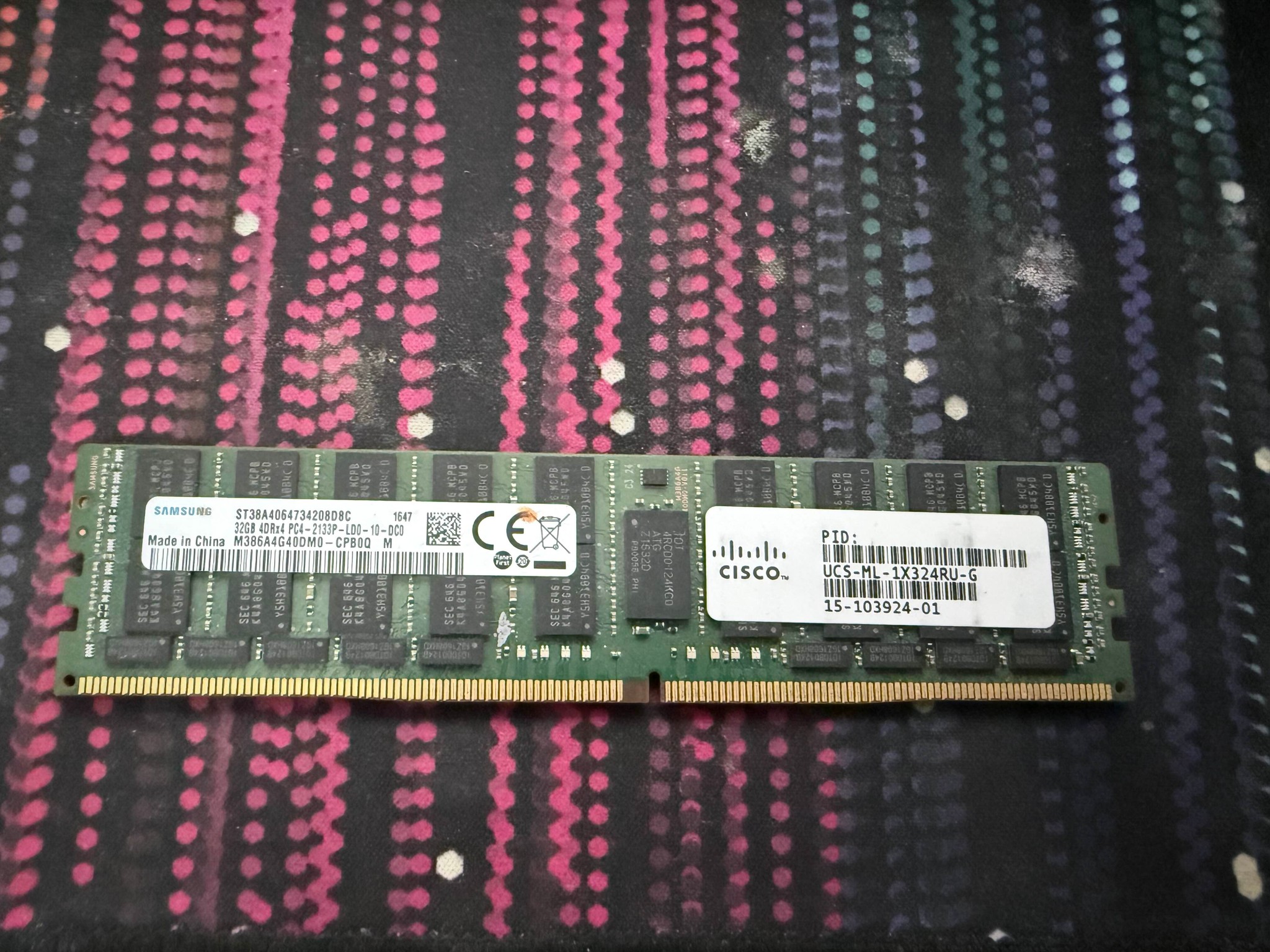 Samsung 1x32gb ddr4 2133 ecc ram