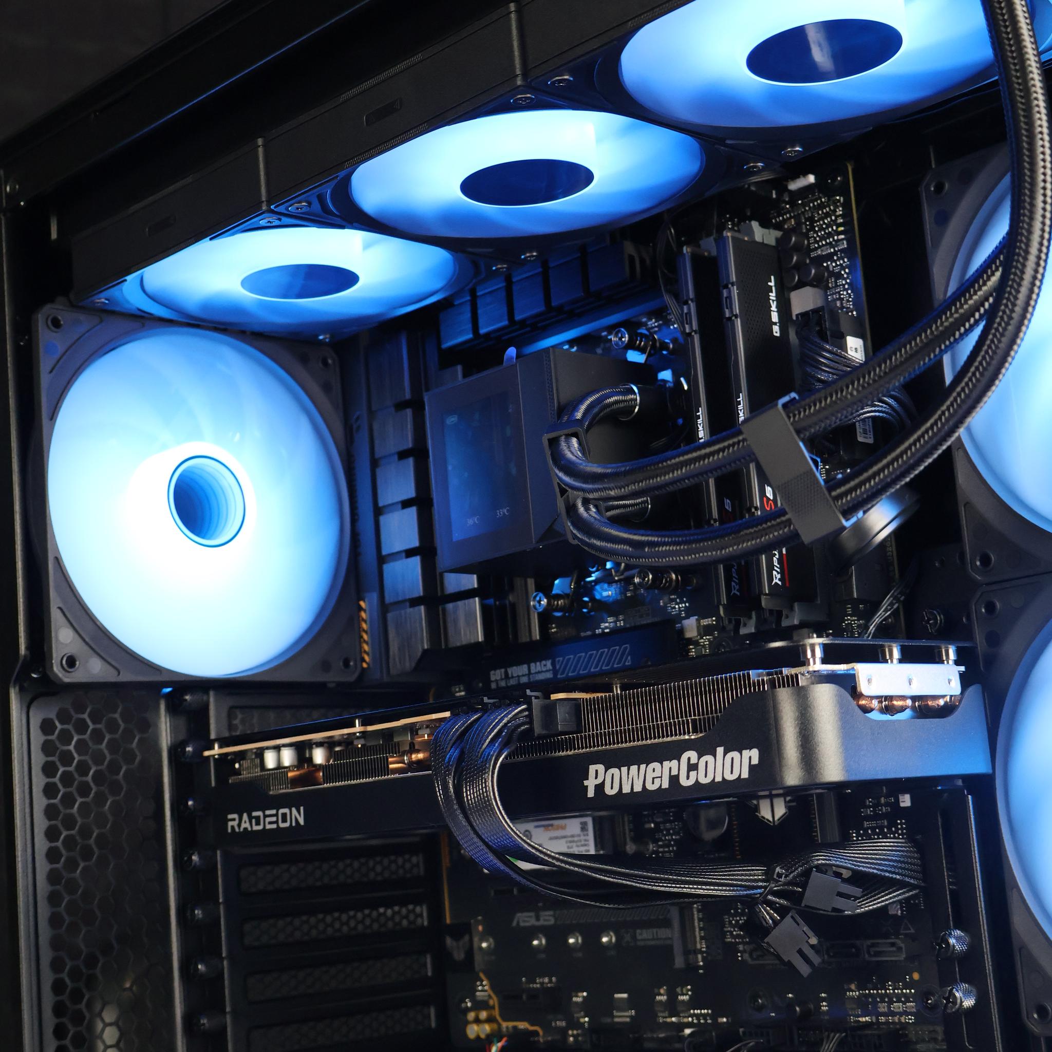 ⚫ Ryzen 7 9700X/RX 9070XT 16GB Gaming/Streaming PC ⚫