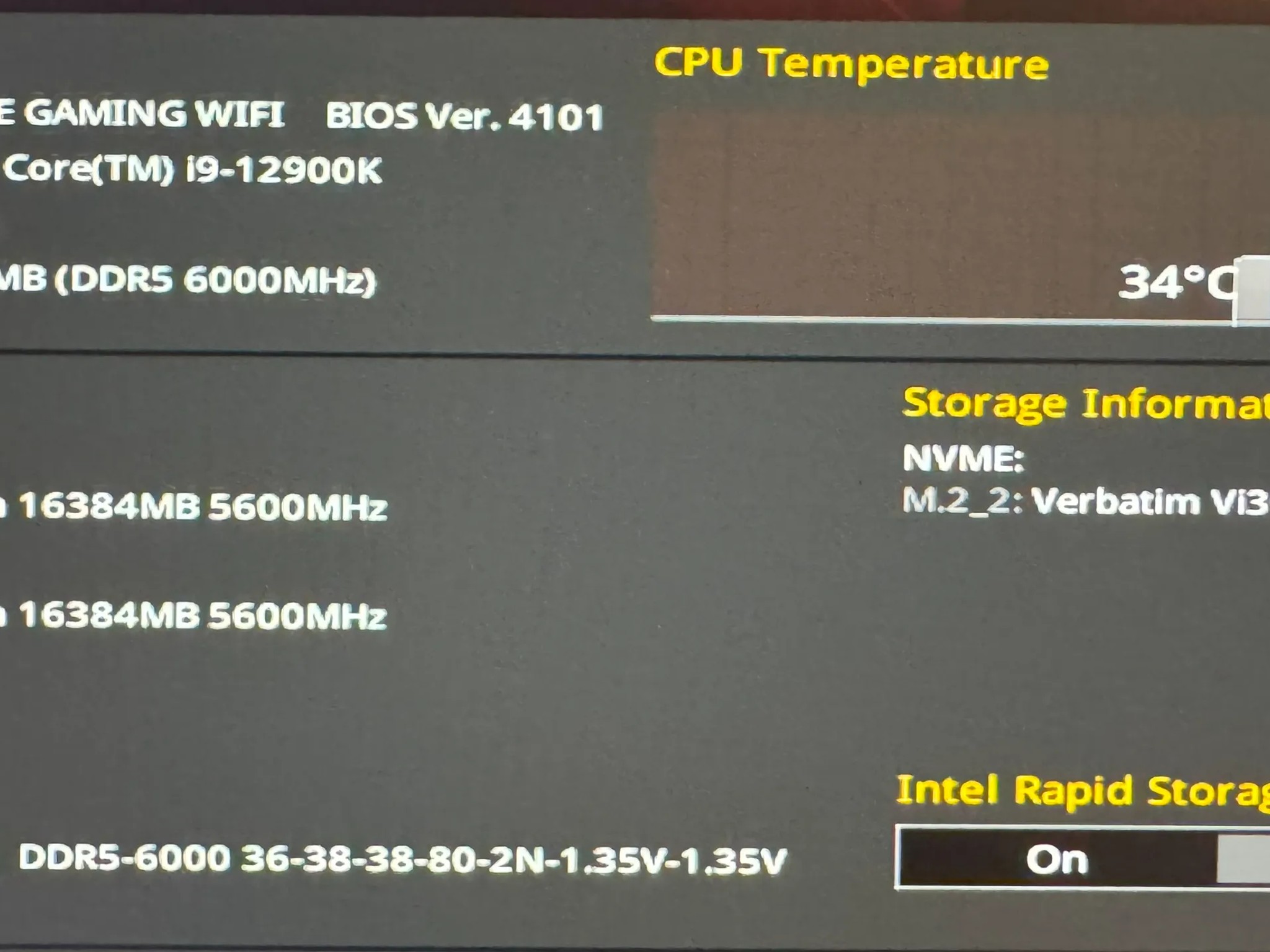 Intel Core i9 12900K ASUS STRIX Z690-E GeForce RTX 3060 12GB 1TB NVMe SSD 32GB DDR5 Corsair 3000D
