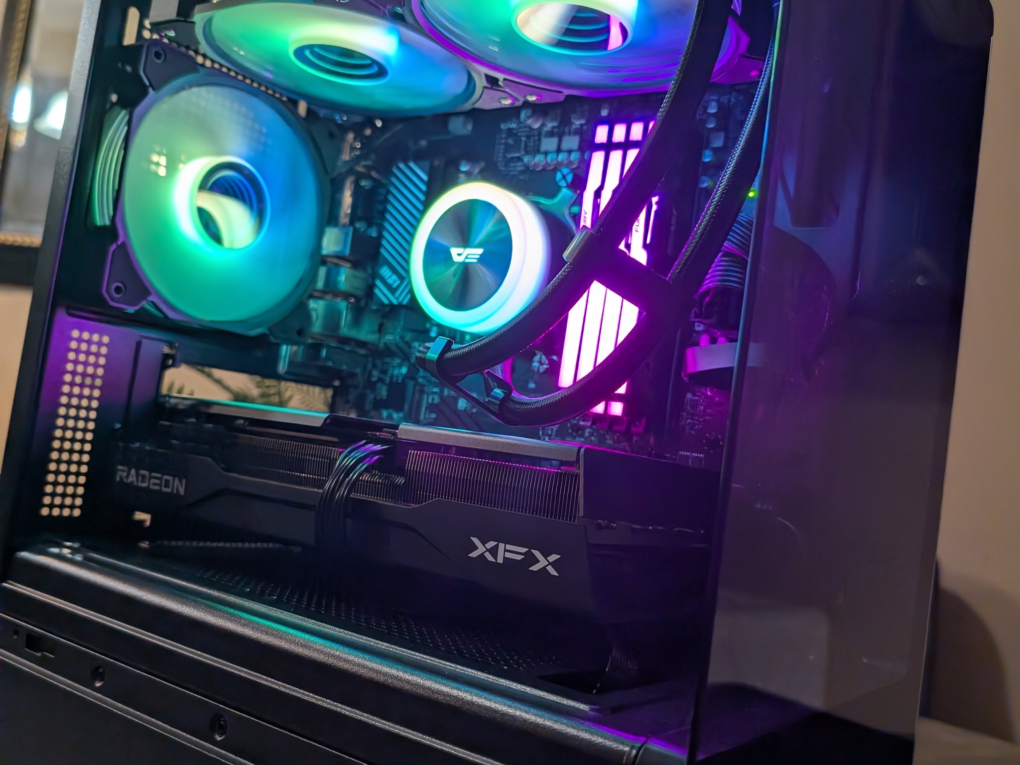 ⚡ DarkFlash AM5 Build ⚡9060 XT 16GB + 9600x