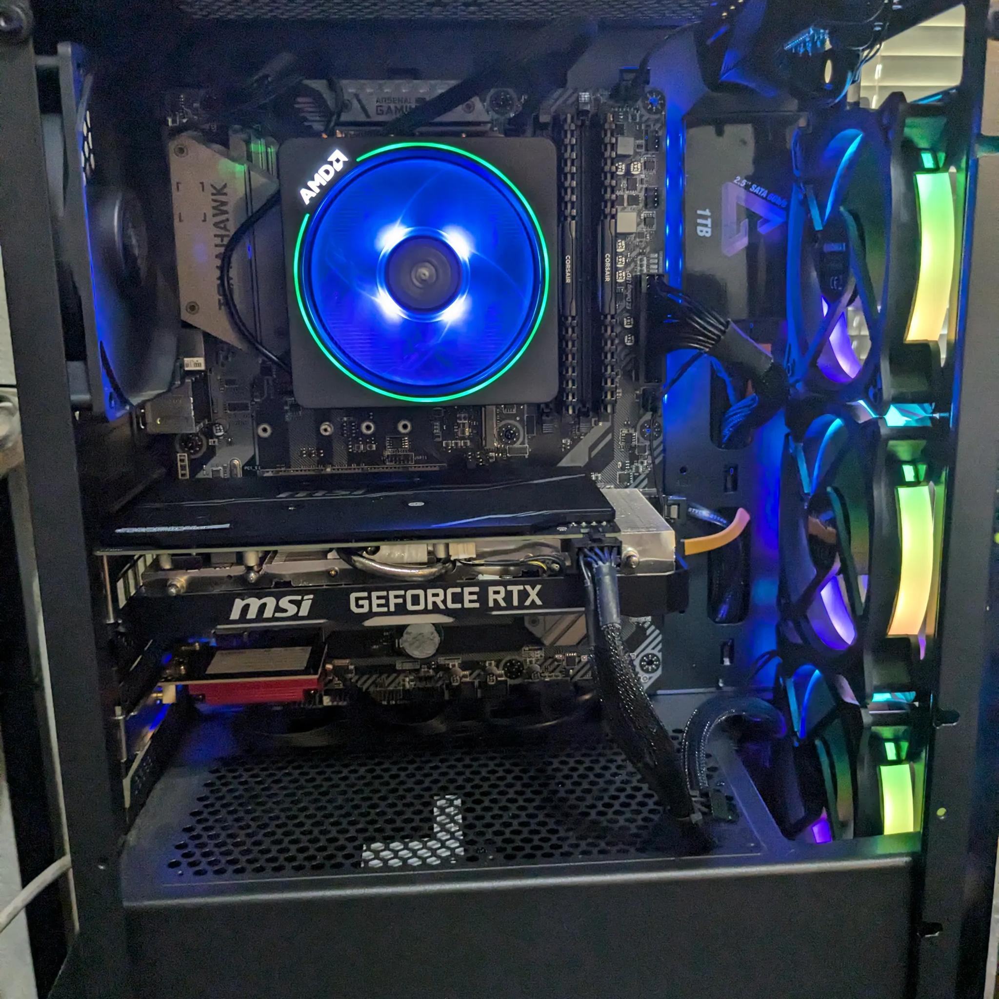 144+ FPS Fortnite/Apex, 180 Day Warranty, WiFi, RGB, Windows11, R7 2700X, RTX 2060S, 1TB SSD